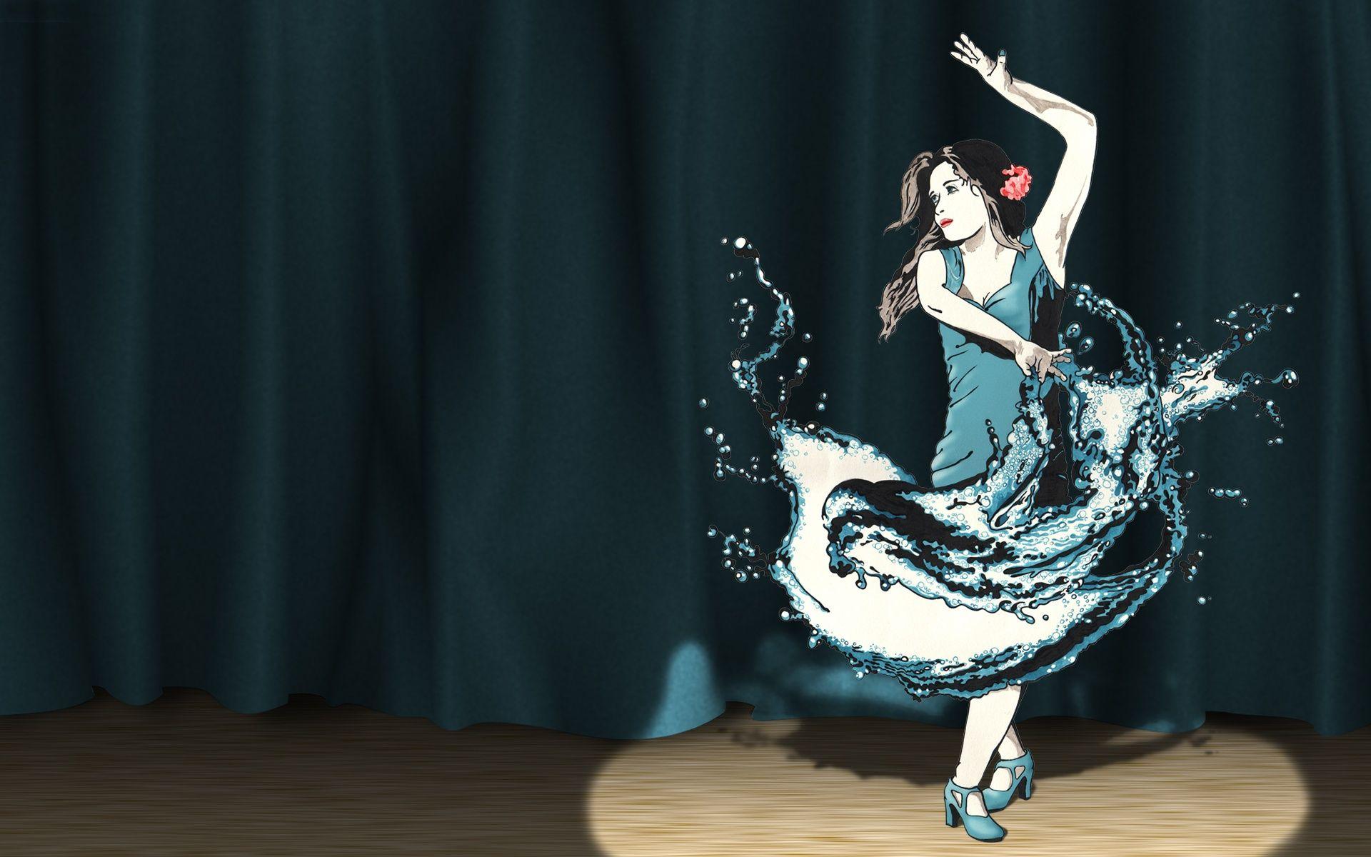 Splash Dance Wallpaper