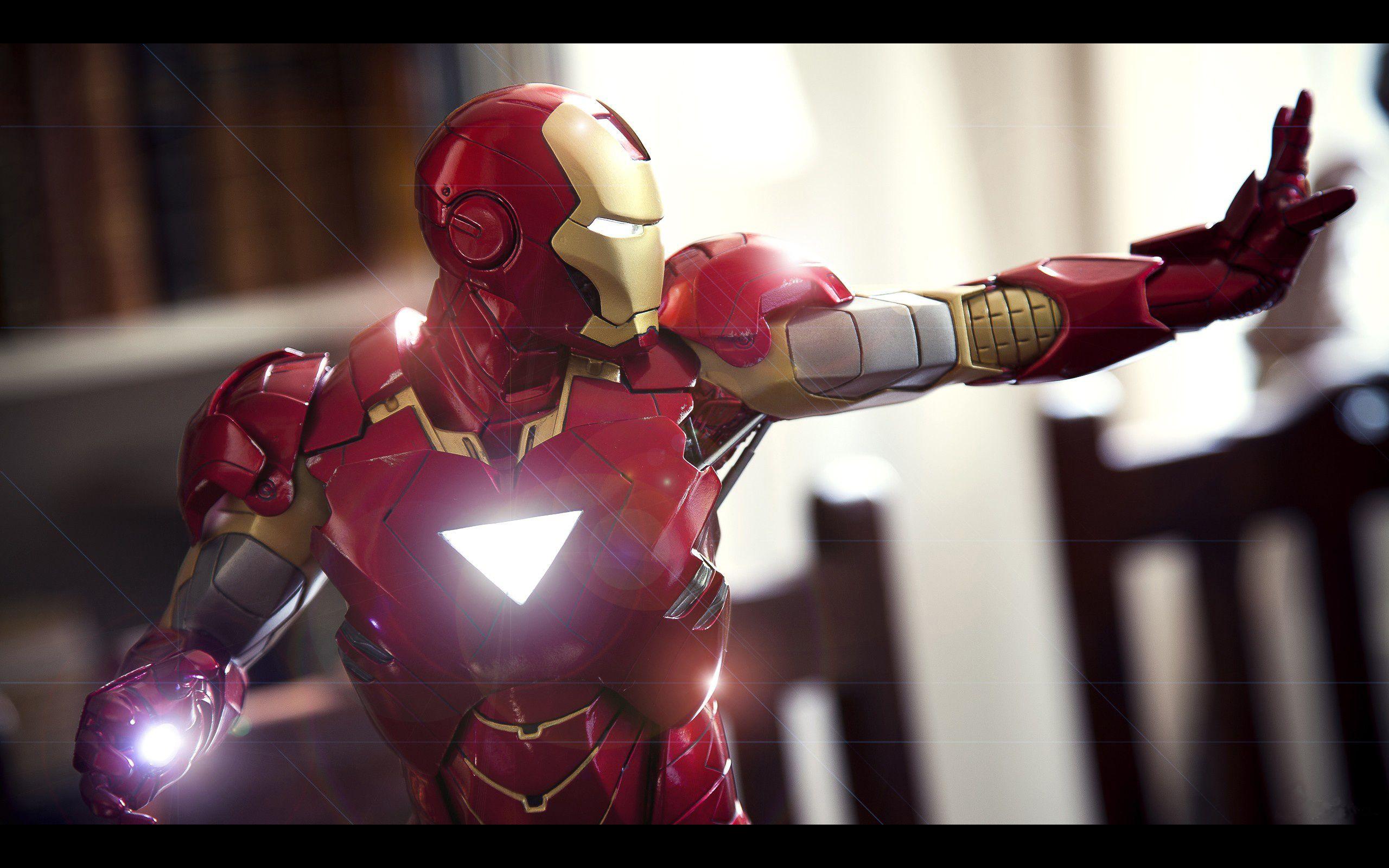 Iron Man Suit in Close Up for Wallpaper. HD Wallpaper. Wallpaper