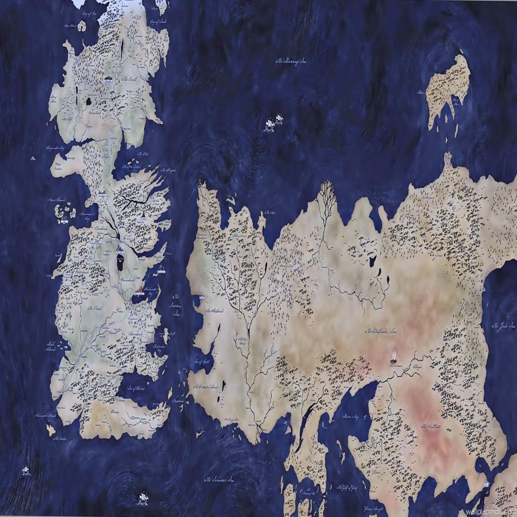 map game of thrones full HD wallpaper x 1024