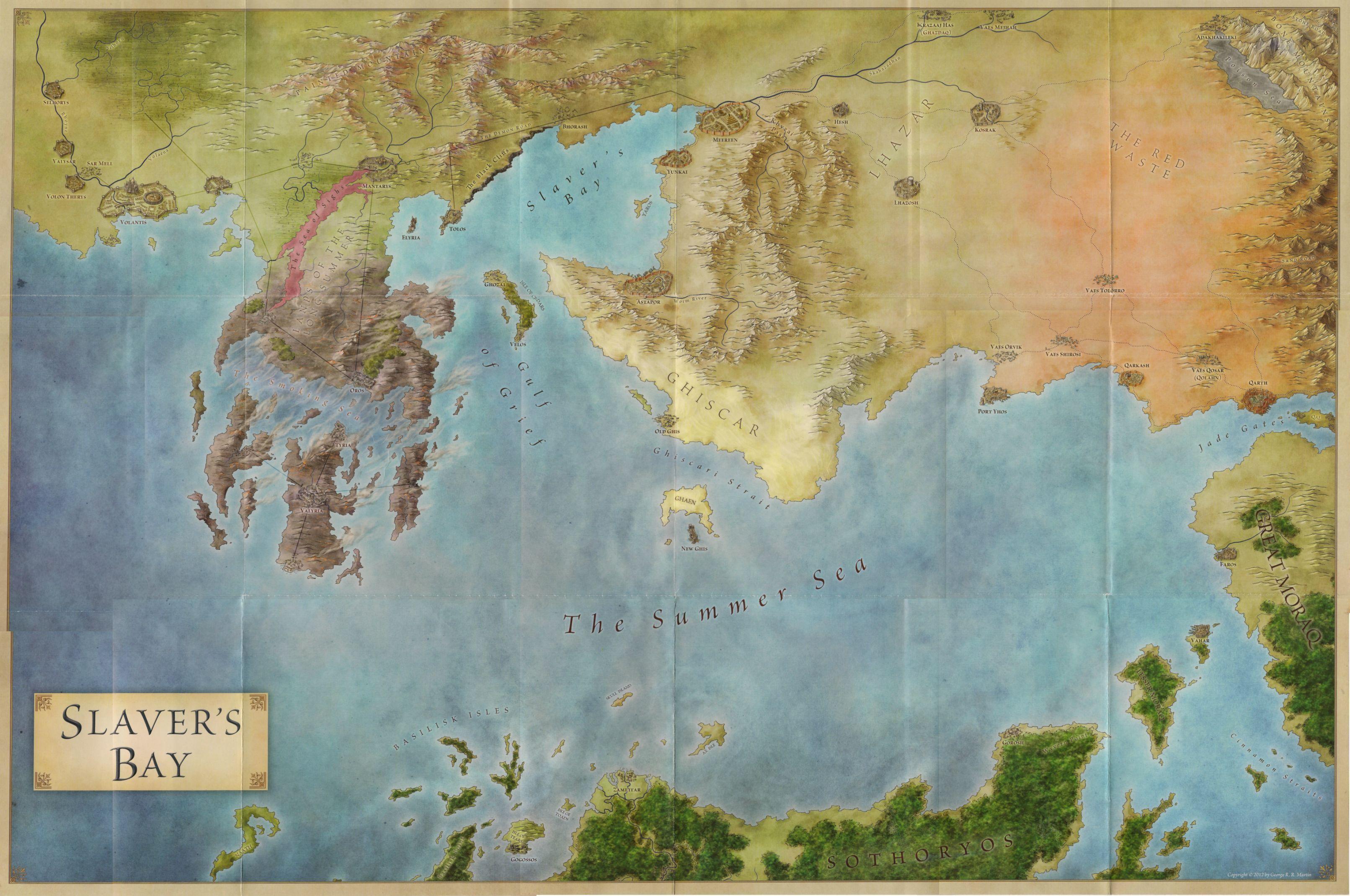Slavers Bay Map Wallpaperx2141
