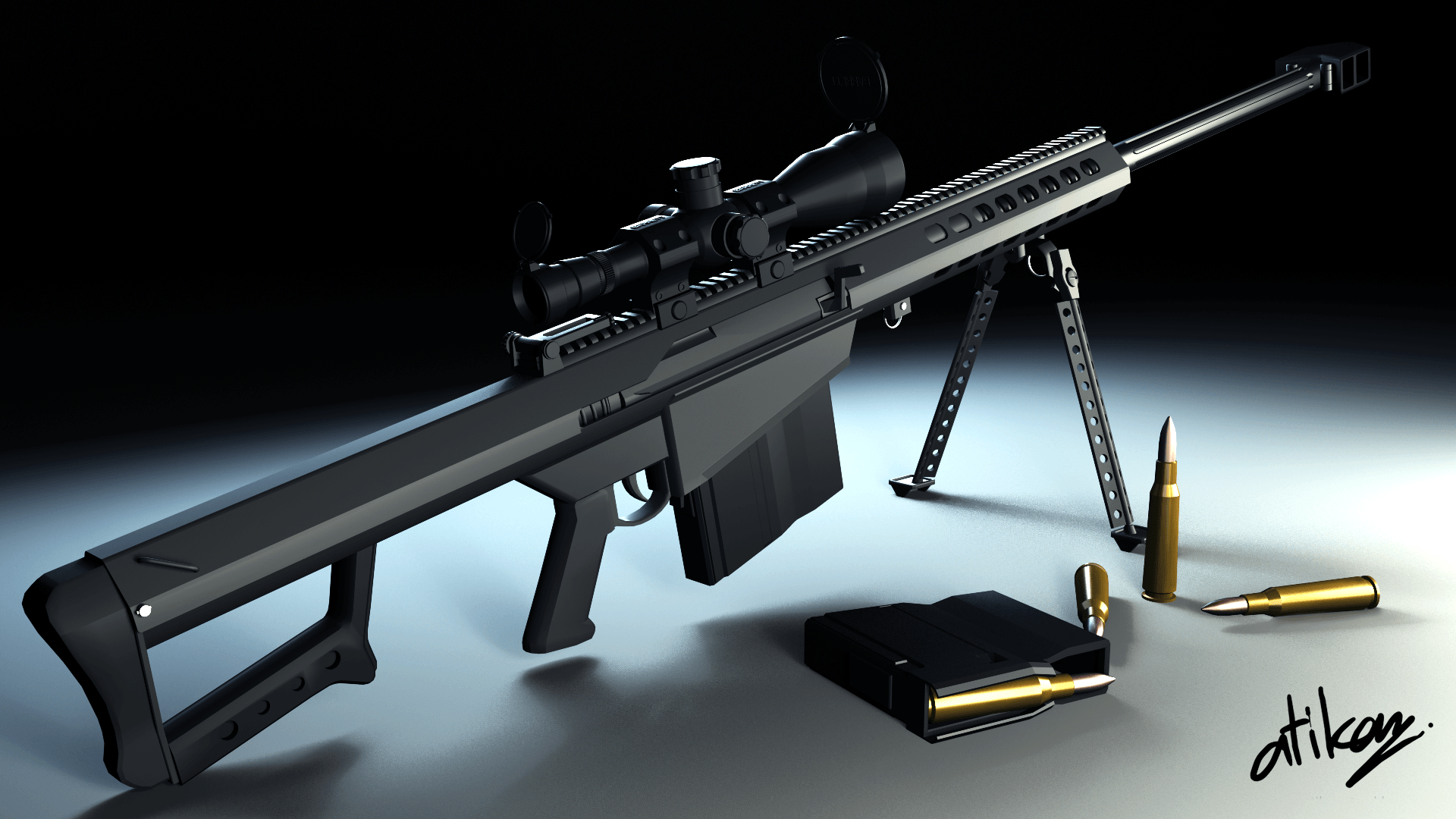 Súng M82B Free Fire vũ khí mạnh nhất trong game 