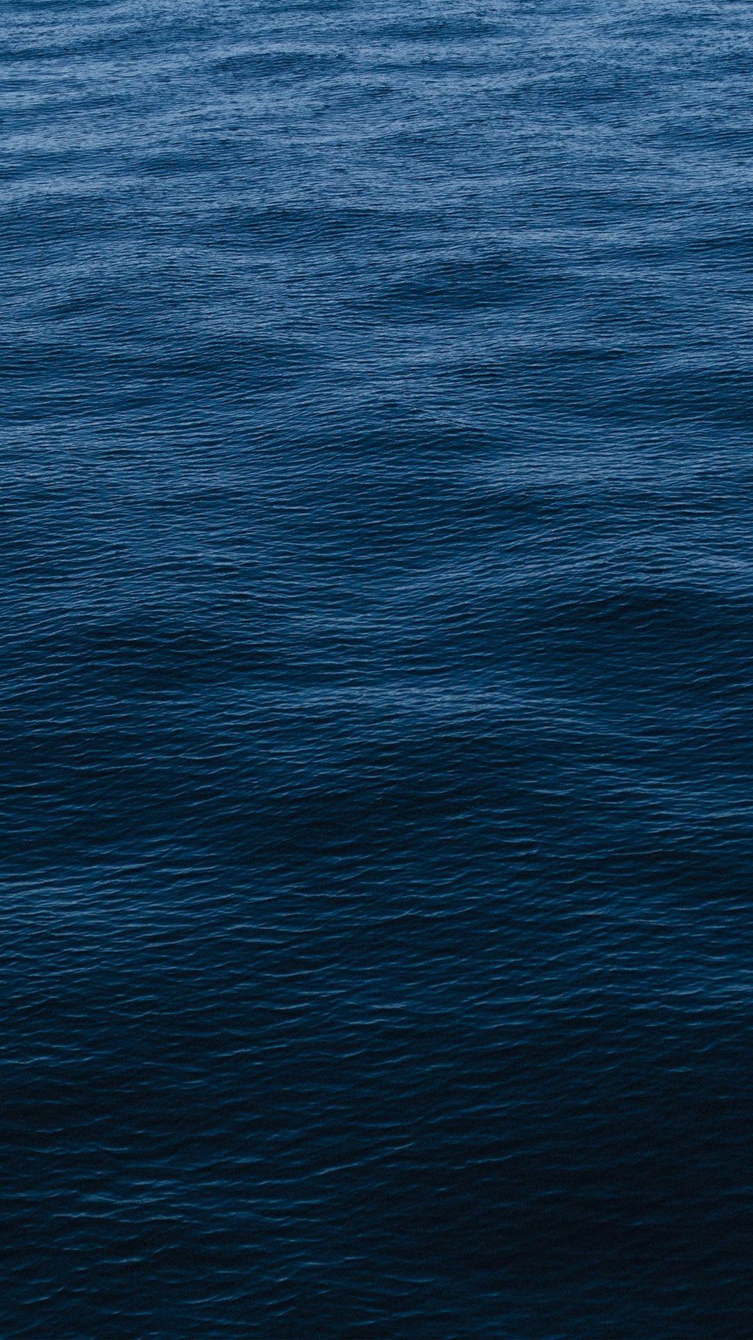 Wave Dark Ocean Sea Blue Pattern #iPhone #wallpaper. iPhone 8