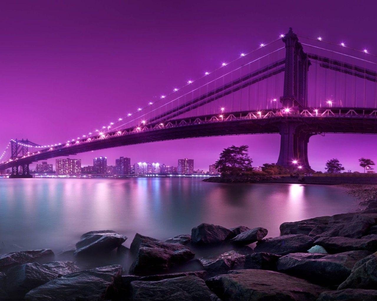 Manhattan Bridge London City for PC Wallpaper: Desktop HD Wallpaper