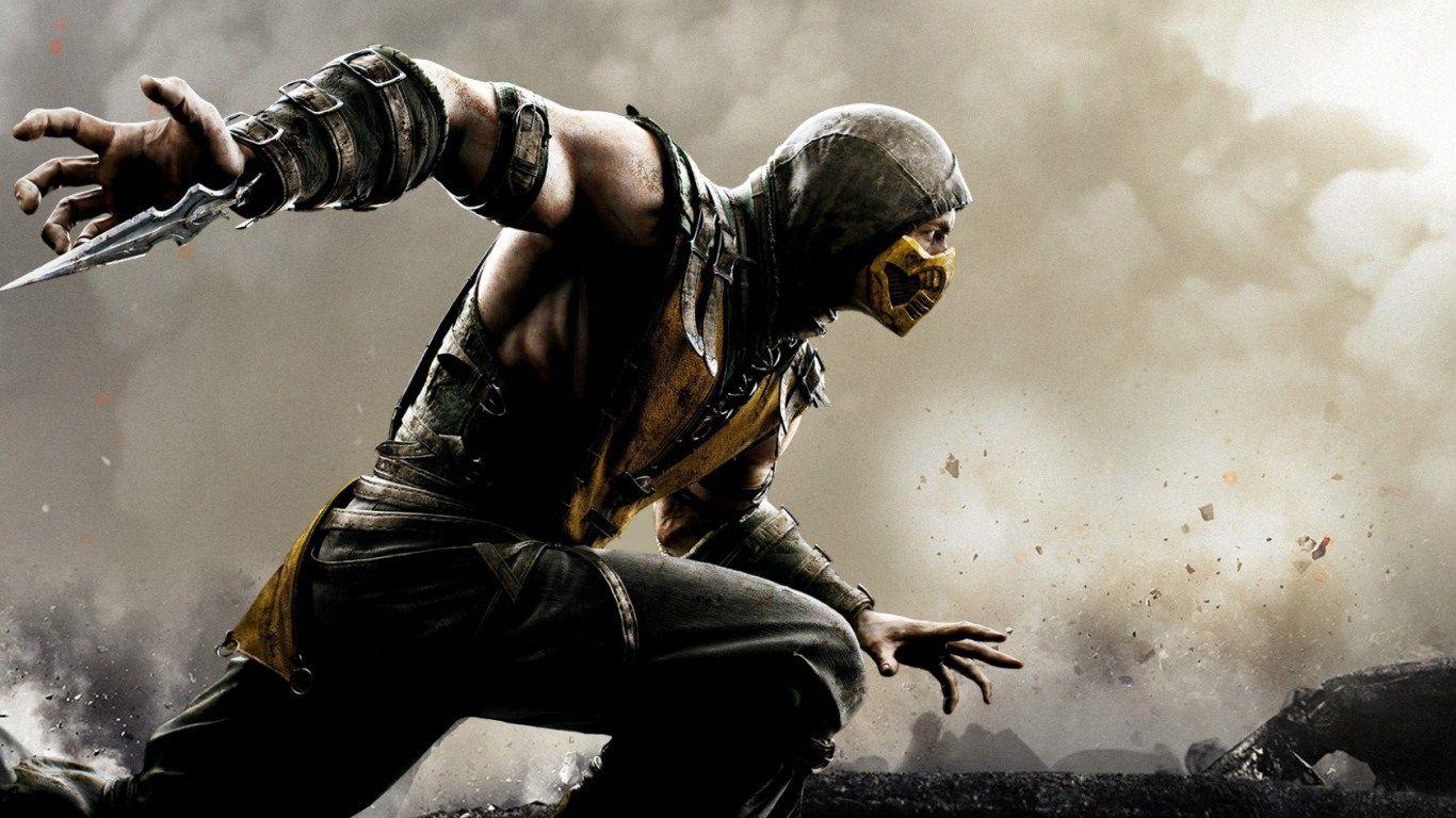 HD Background Mortal Kombat X Scorpion Wallpaper