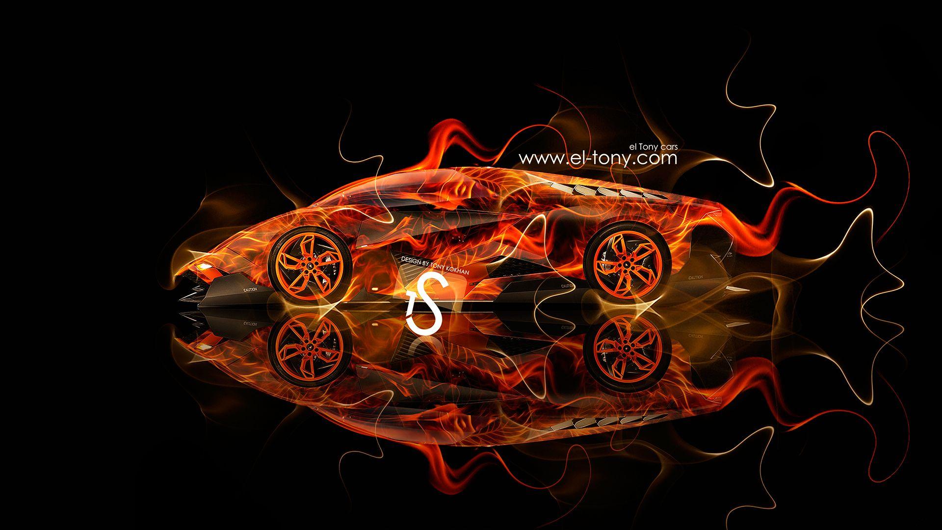 Lamborghini Egoista Fire Car 2013