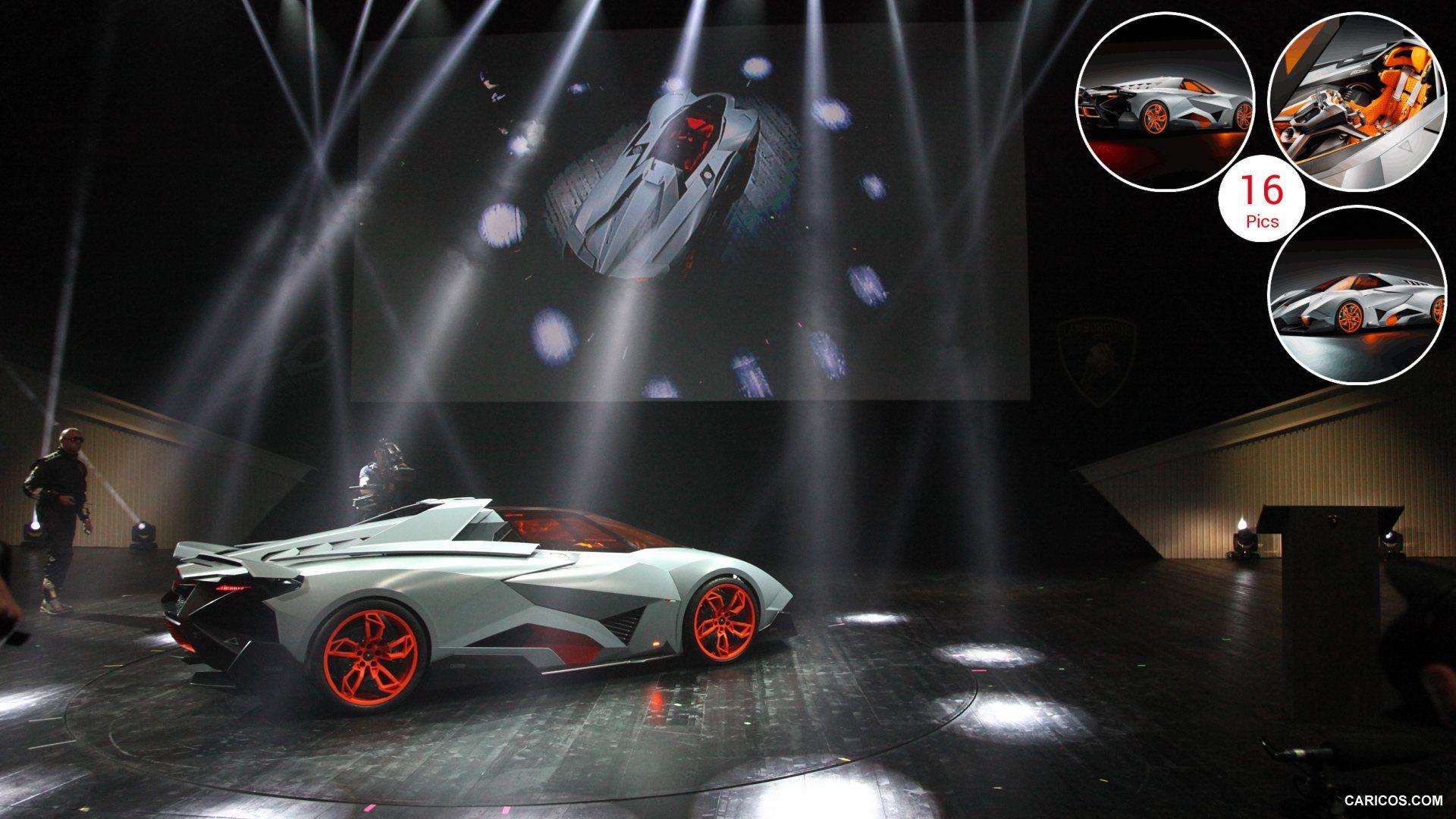 Lamborghini Egoista Concept Presentation. HD Wallpaper