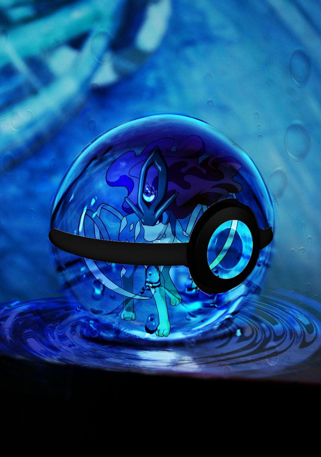 Suicune Pokeball By Digi Fan111