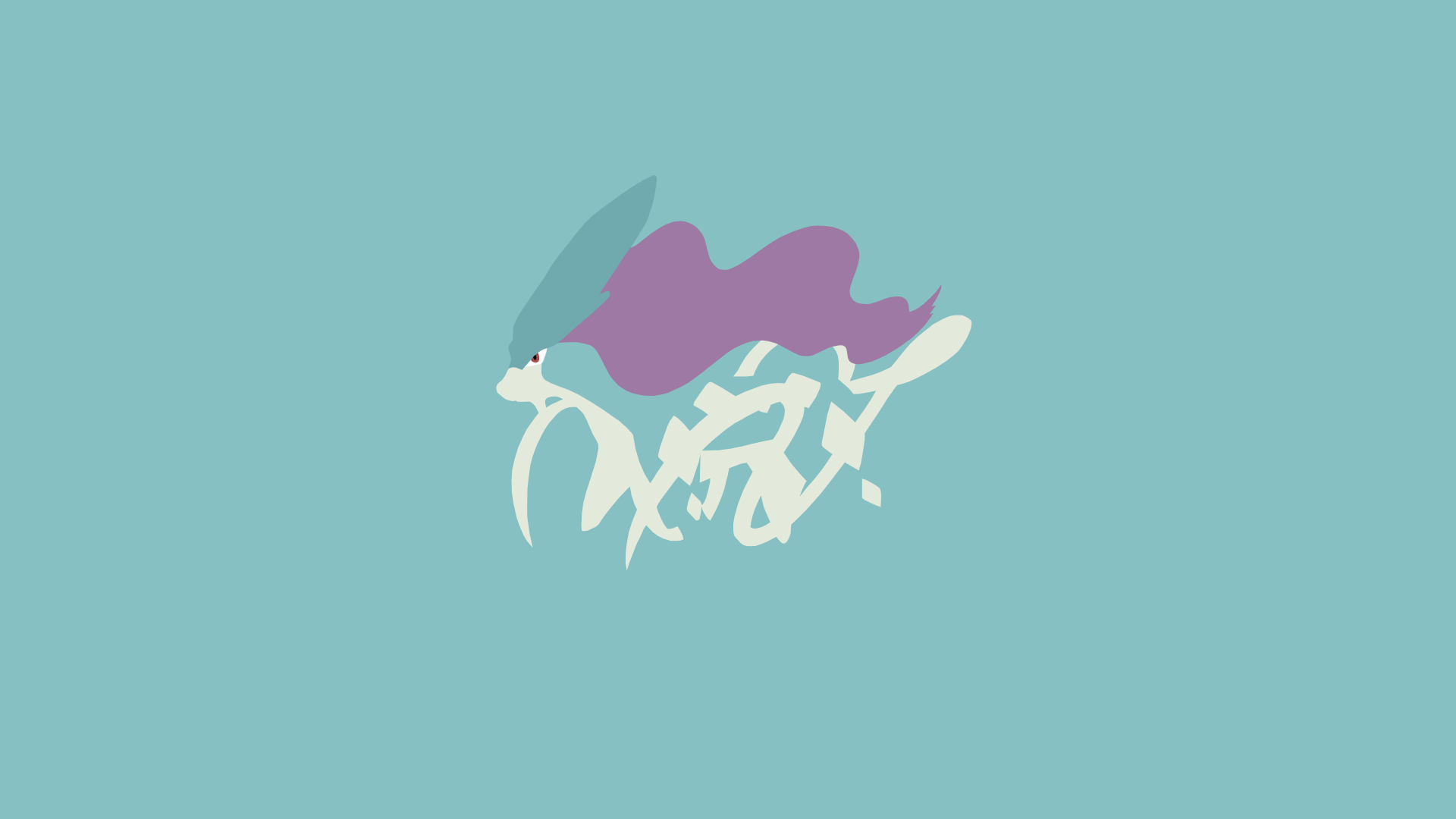Minimalistic Wallpaper: Suicune