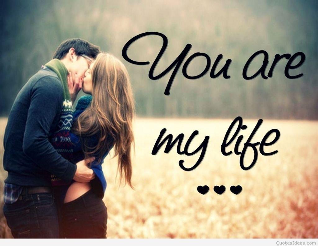 Cute Love Couple Wallpaper With Quotes Romantic Image With Love
