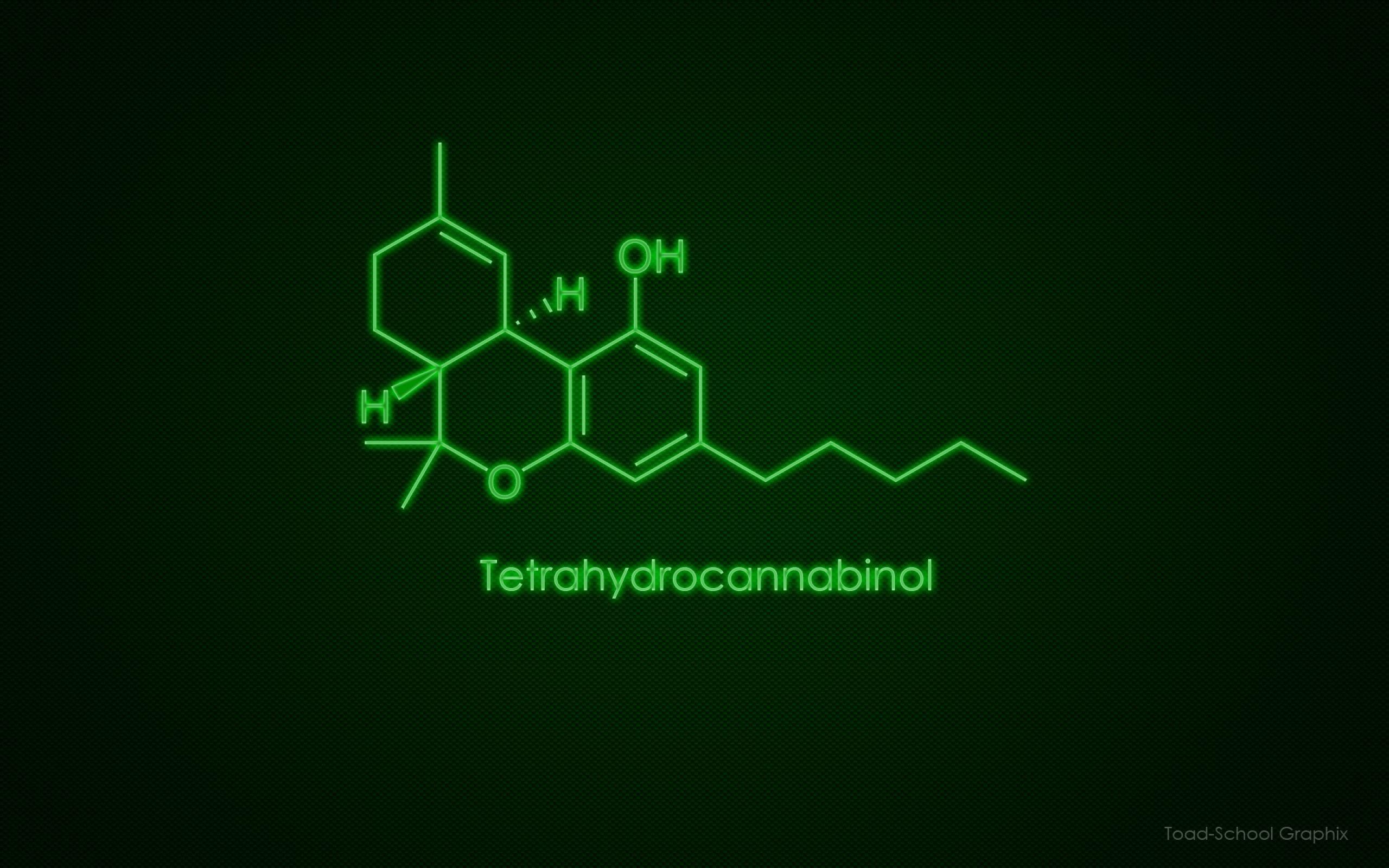 Тетрагидроканнабинол структурная формула