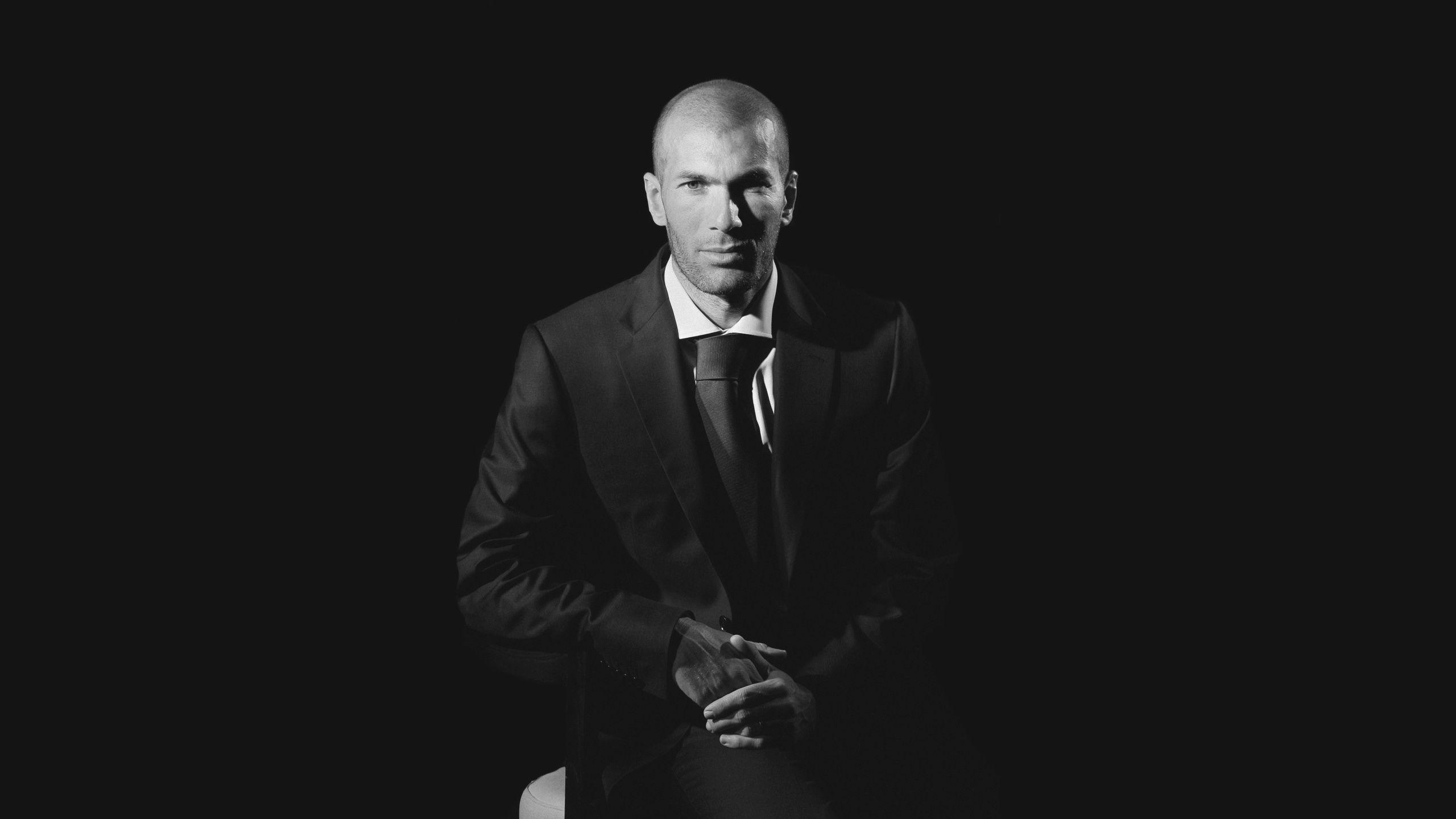 Download Zinedine Zidane Real Madrid Coach HD Wallpaper for free