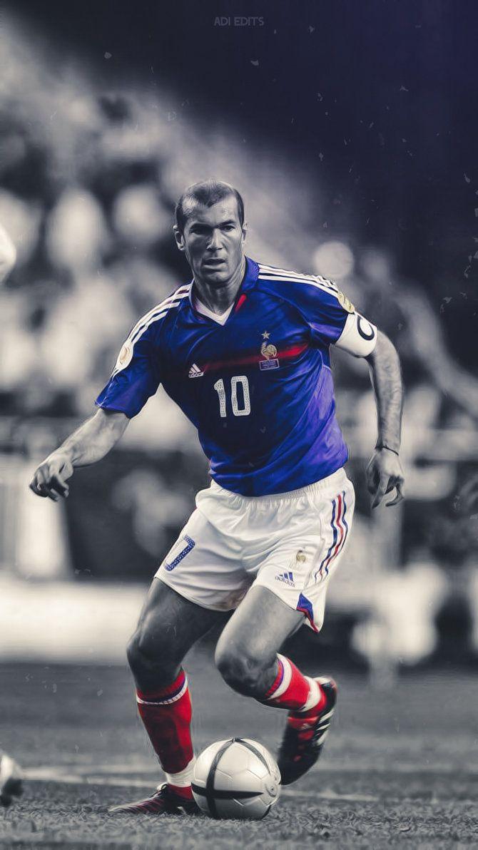 Zinedine Zidane France Lockscreen Wallpaper By Adi 149