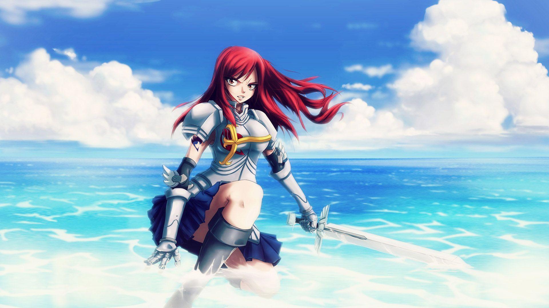 Erza Background Fairy Tail Wallpaper : Fairy tail anime and manga is ...