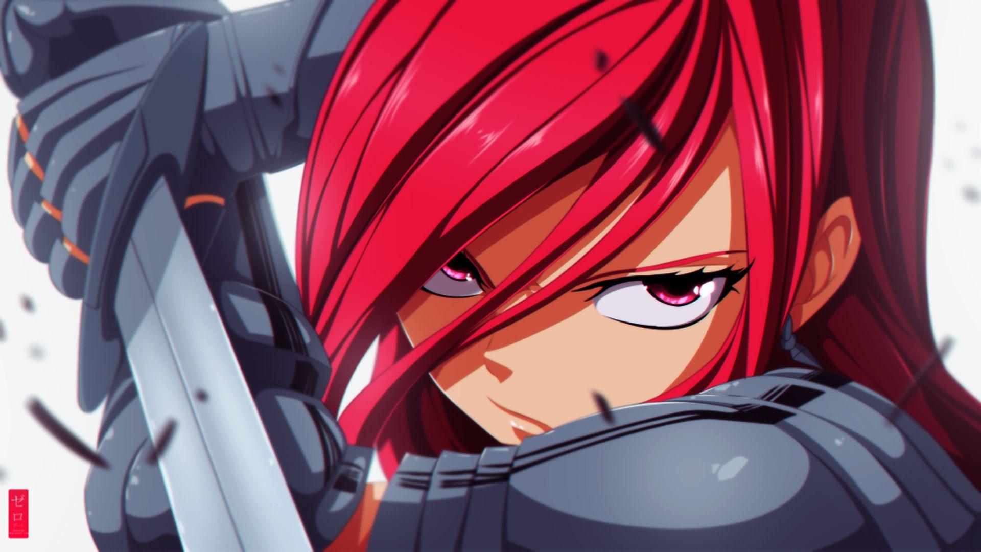 Erza Scarlet Glare Wallpaper HD