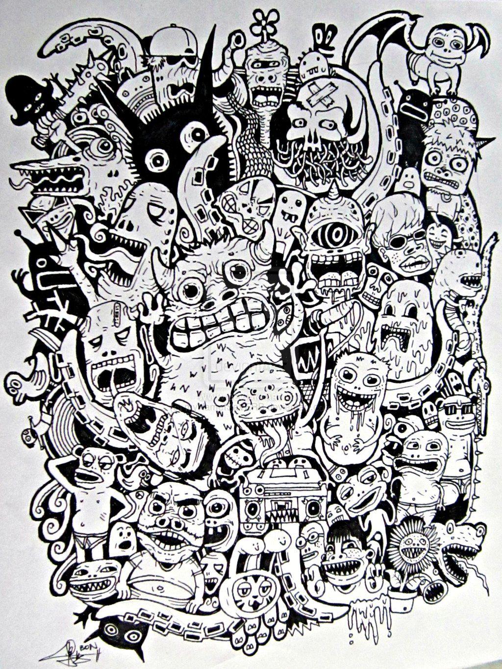 Doodle: Random Doodle (Monster invasion)