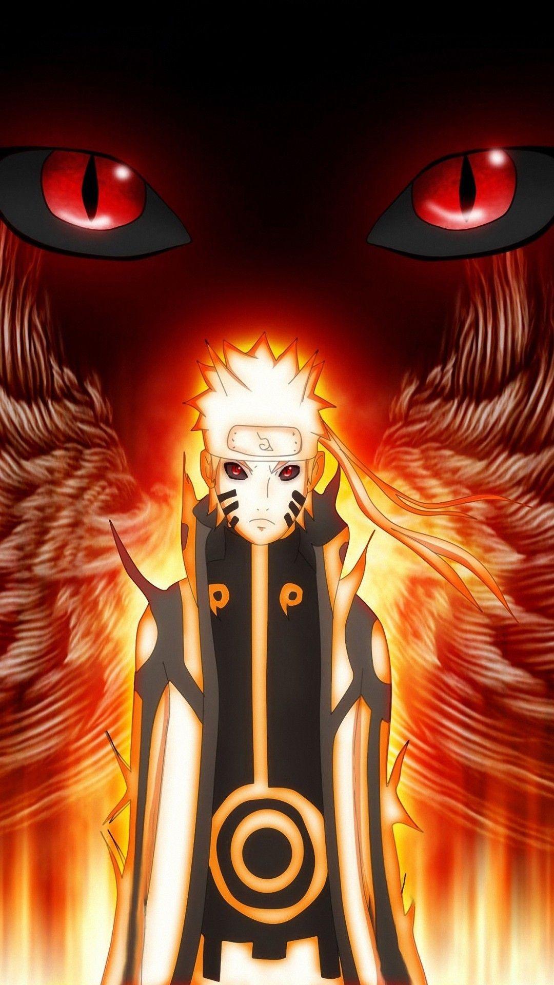 Naruto Nine Tails Sage Mode Wallpapers  Wallpaper Cave