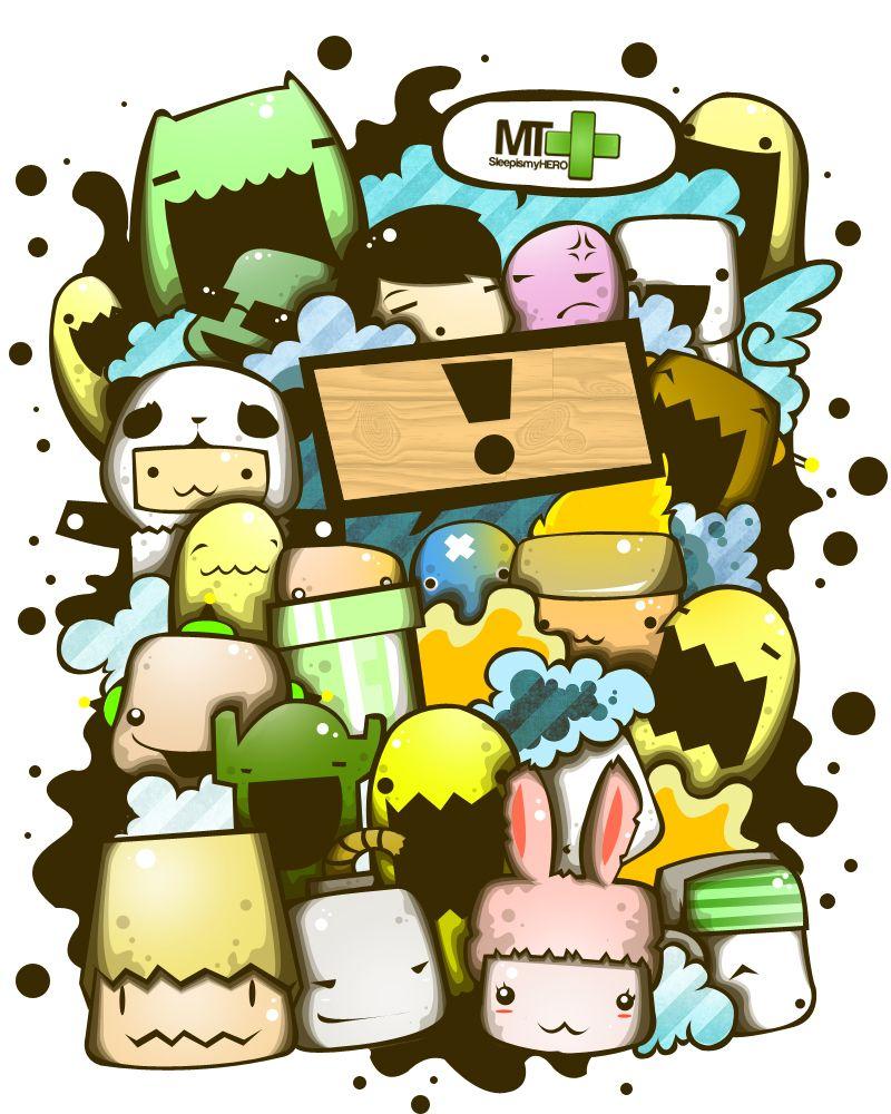 Doodle Monster Wallpaper Doodle Monster Wallpaper Doodle