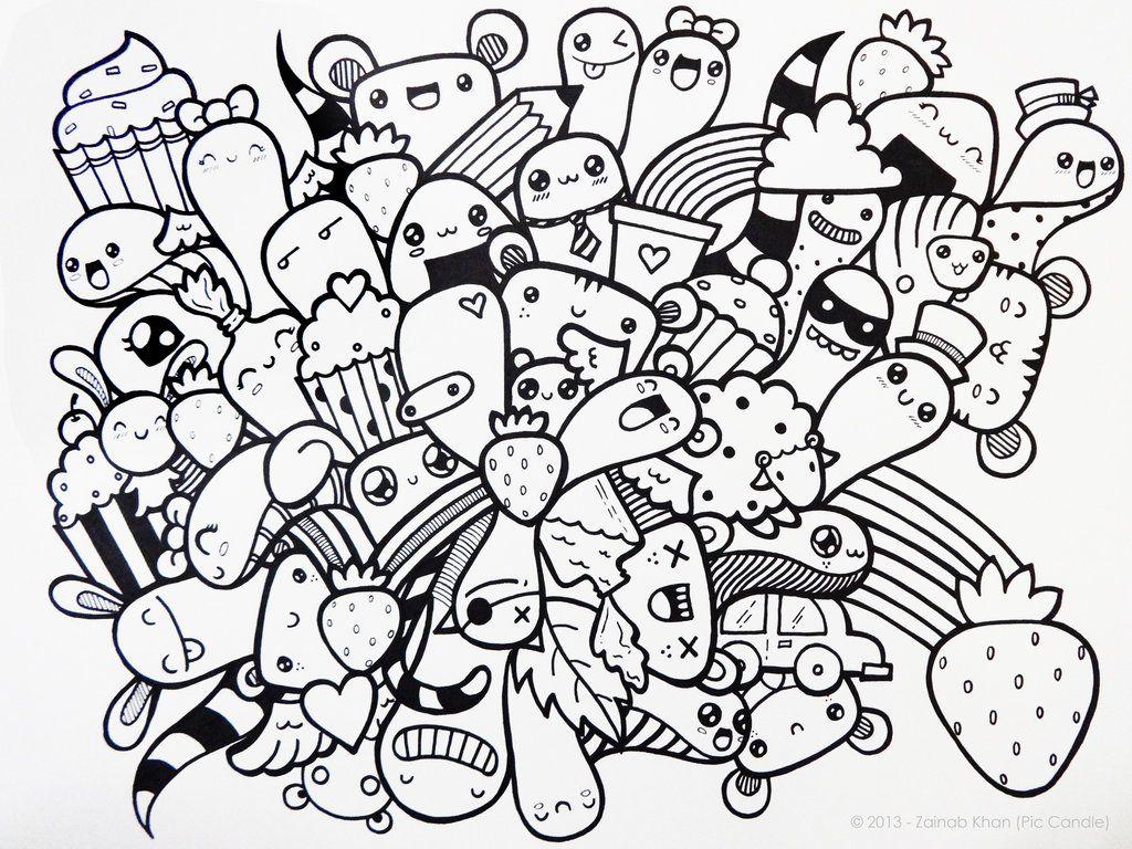 easy doodle characters monster