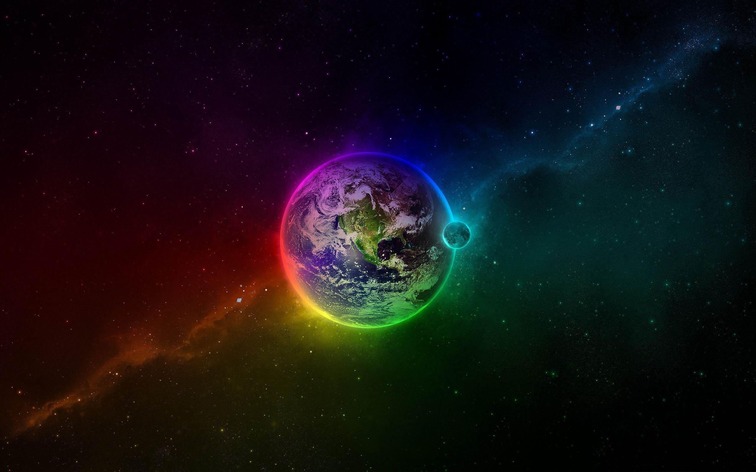 Colorful Earth Space Exploration Secret Wallpaper 2560x1600 Download