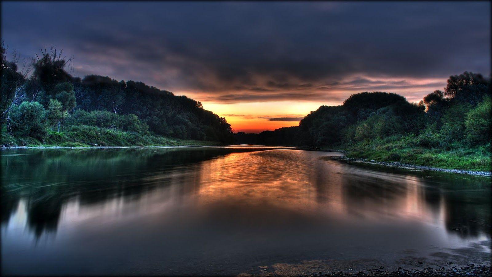 Beautiful Nature Wallpaper HD. Widescreen HD Background Donau