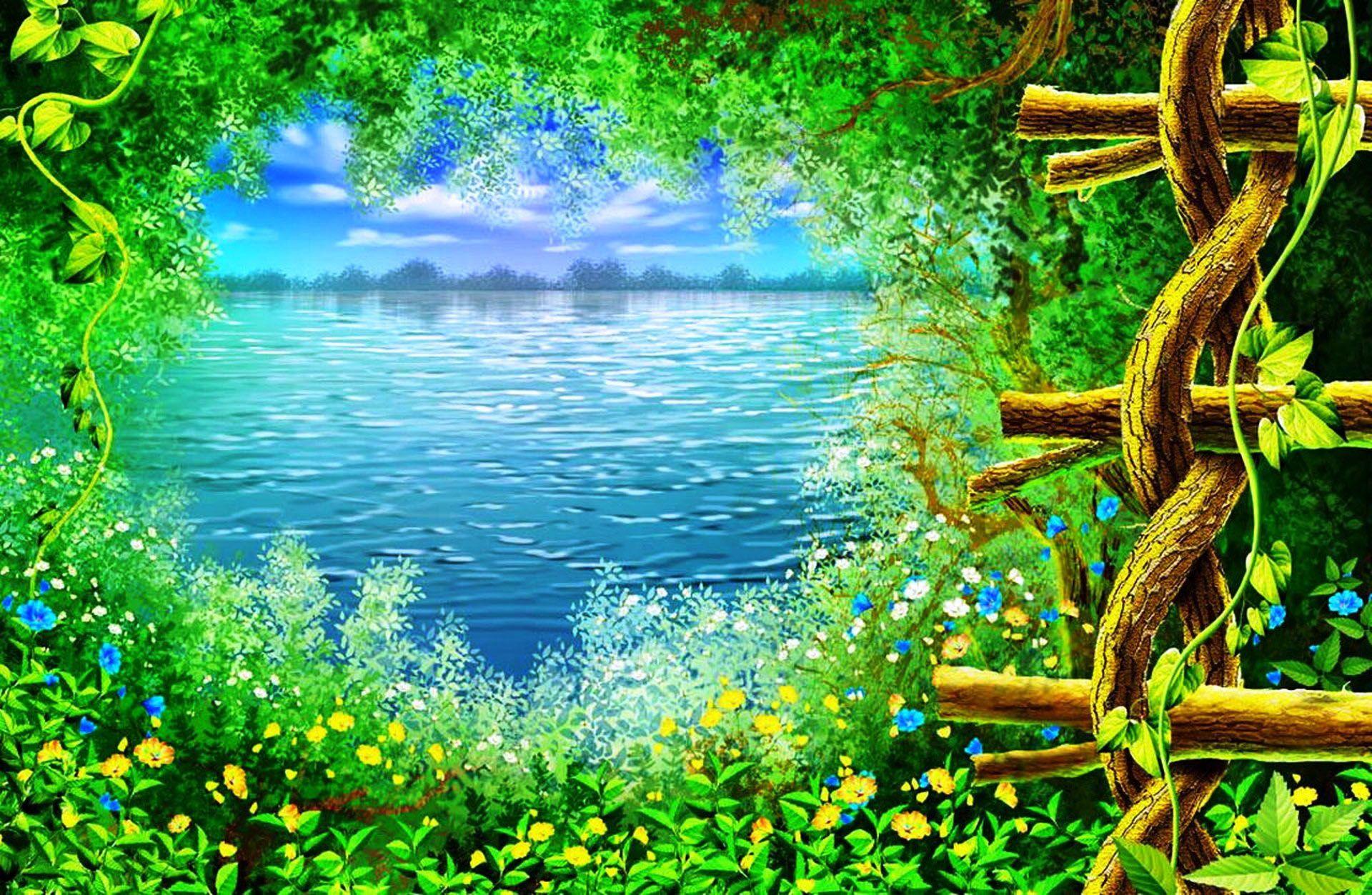 Jungle Widescreen Background Wallpaper 5340