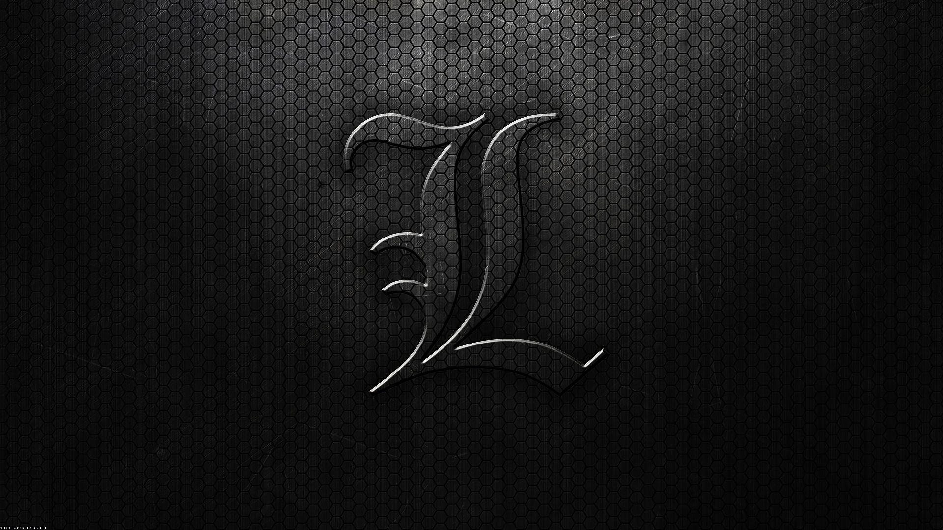 L Logo Death Note Wallpaper