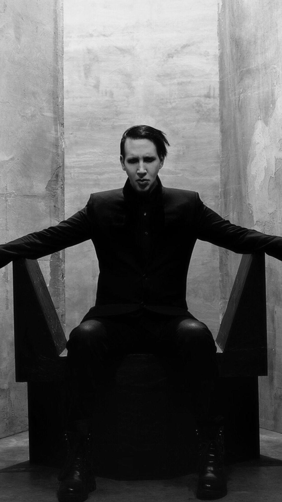 Music Marilyn Manson (1080x1920) Wallpaper
