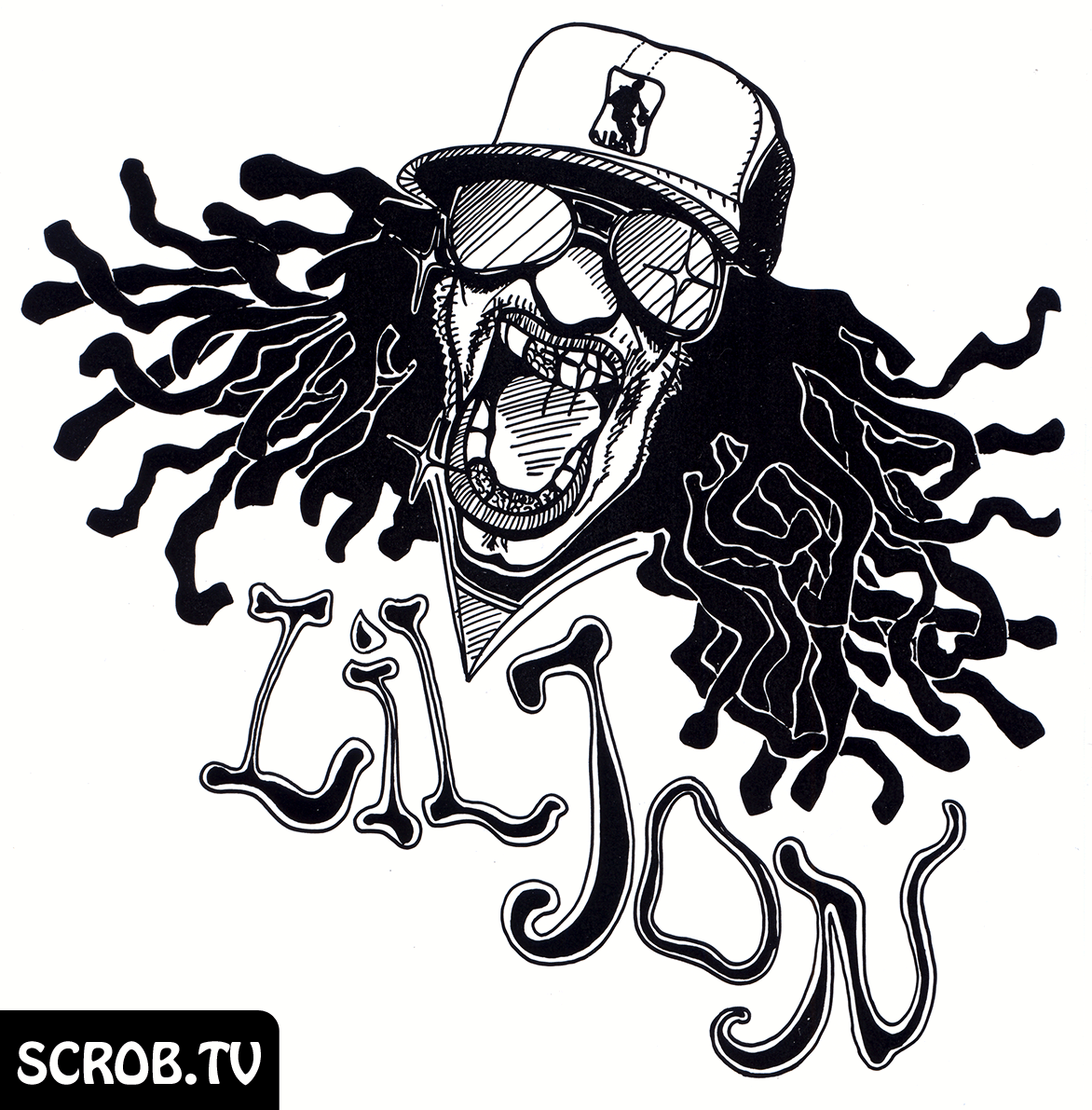 Lil Jon Caricature (Old Shit Monday). SCROB.tv Juggalo Art