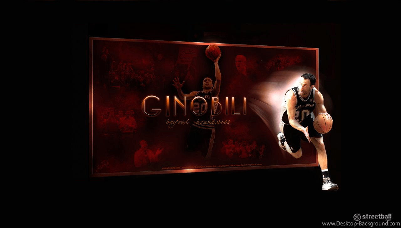 Manu Ginobili San Antonio Spurs NBA Playoffs Wallpaper Streetball