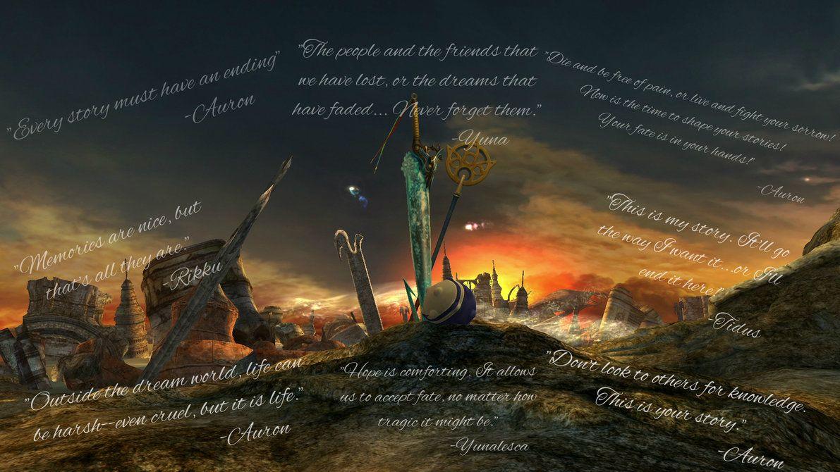 Final Fantasy X Wallpaper (Quotes)