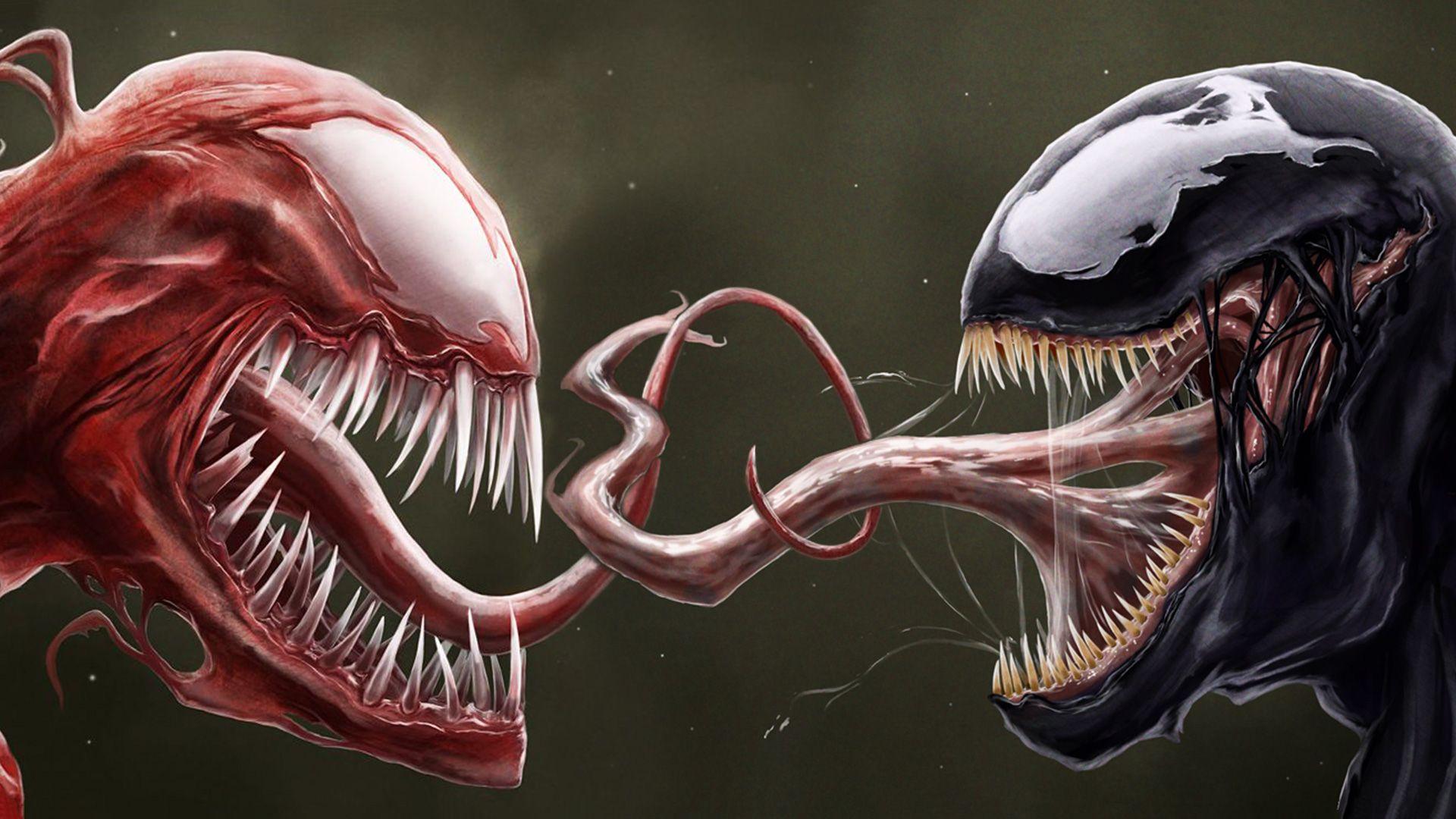 Venom vs Carnage Full HD Wallpaper and Background Imagex1080
