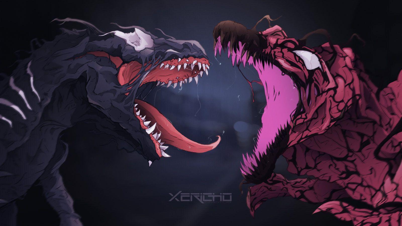 Venom VS Carnage by xericho.