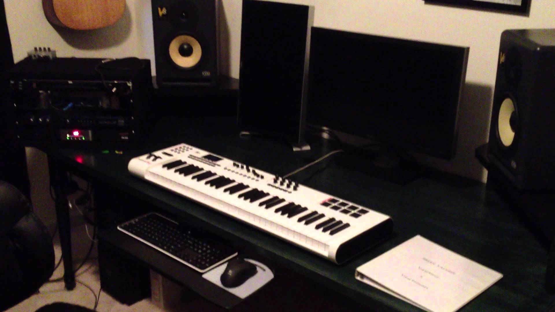 My Recording Studio homemade desk!