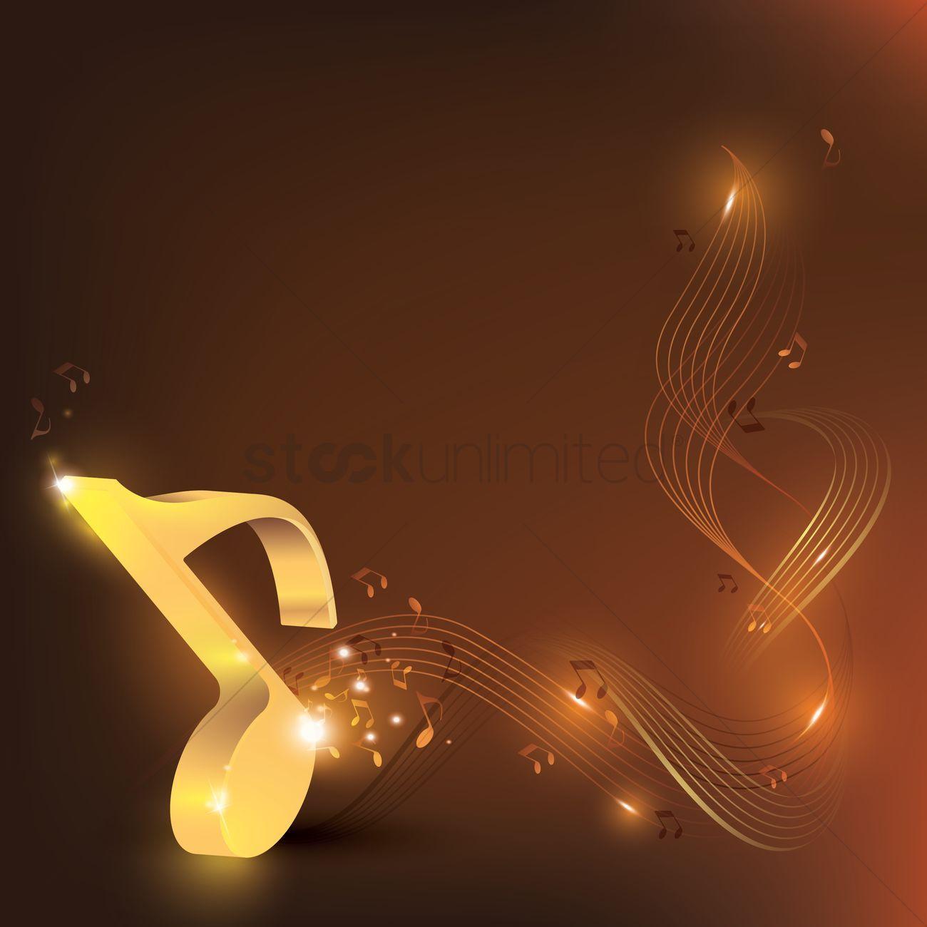 Musical background design Vector Image