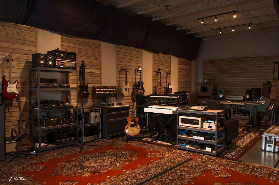 Dining hall converted to recording studio at Sting's home