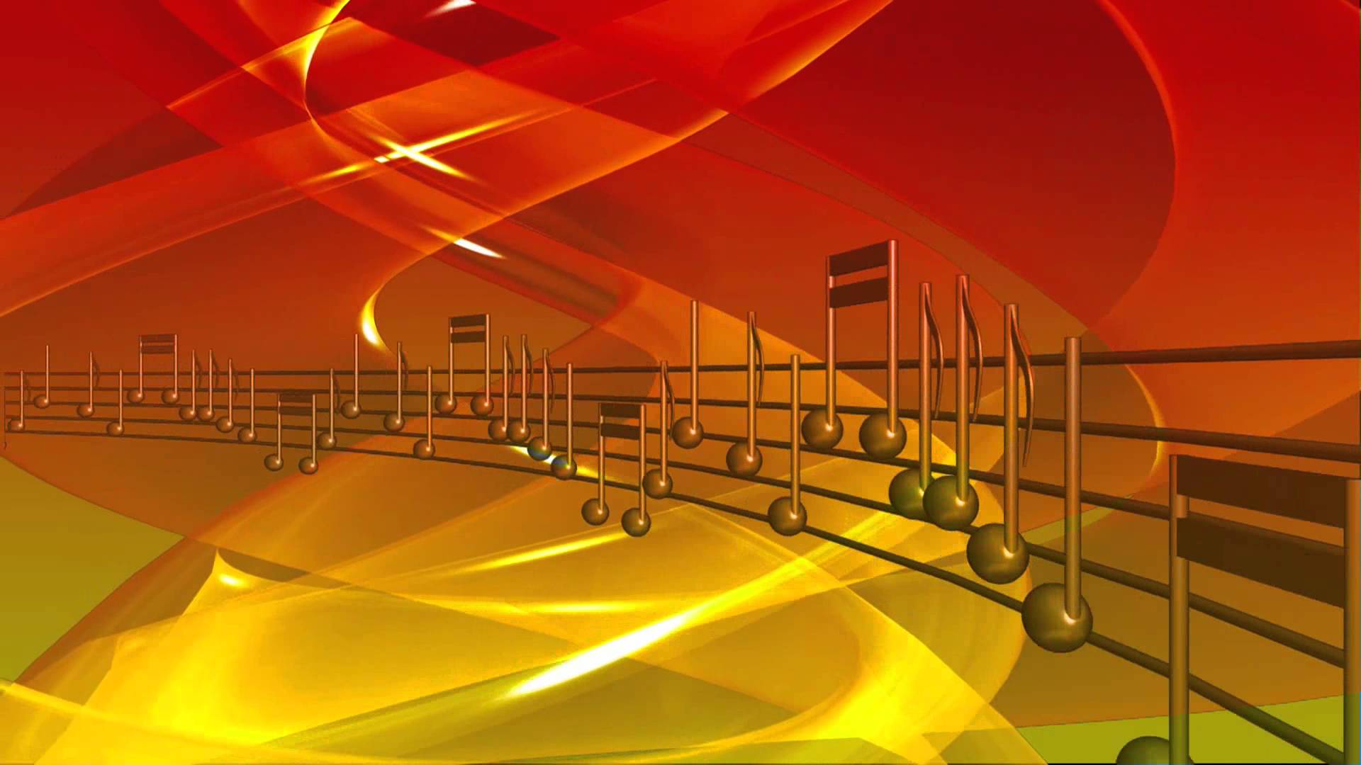 Musical Notes FREE Video Background 1080p