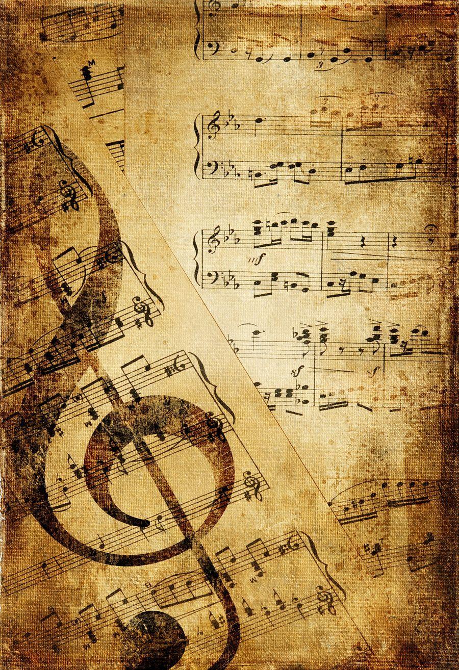 Vintage Music Note Wallpaper High Quality Resolution Click