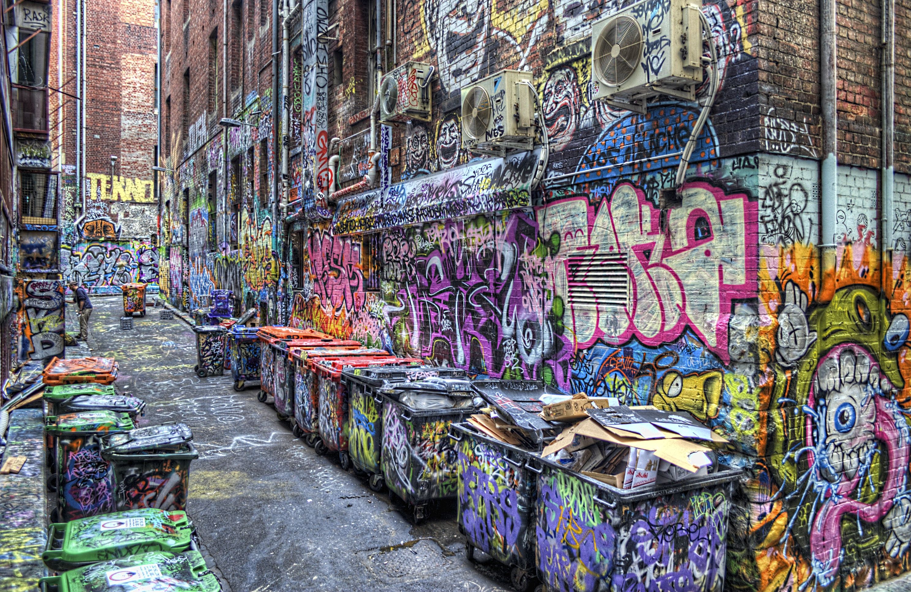 Graffiti City Wallpaper HD download free