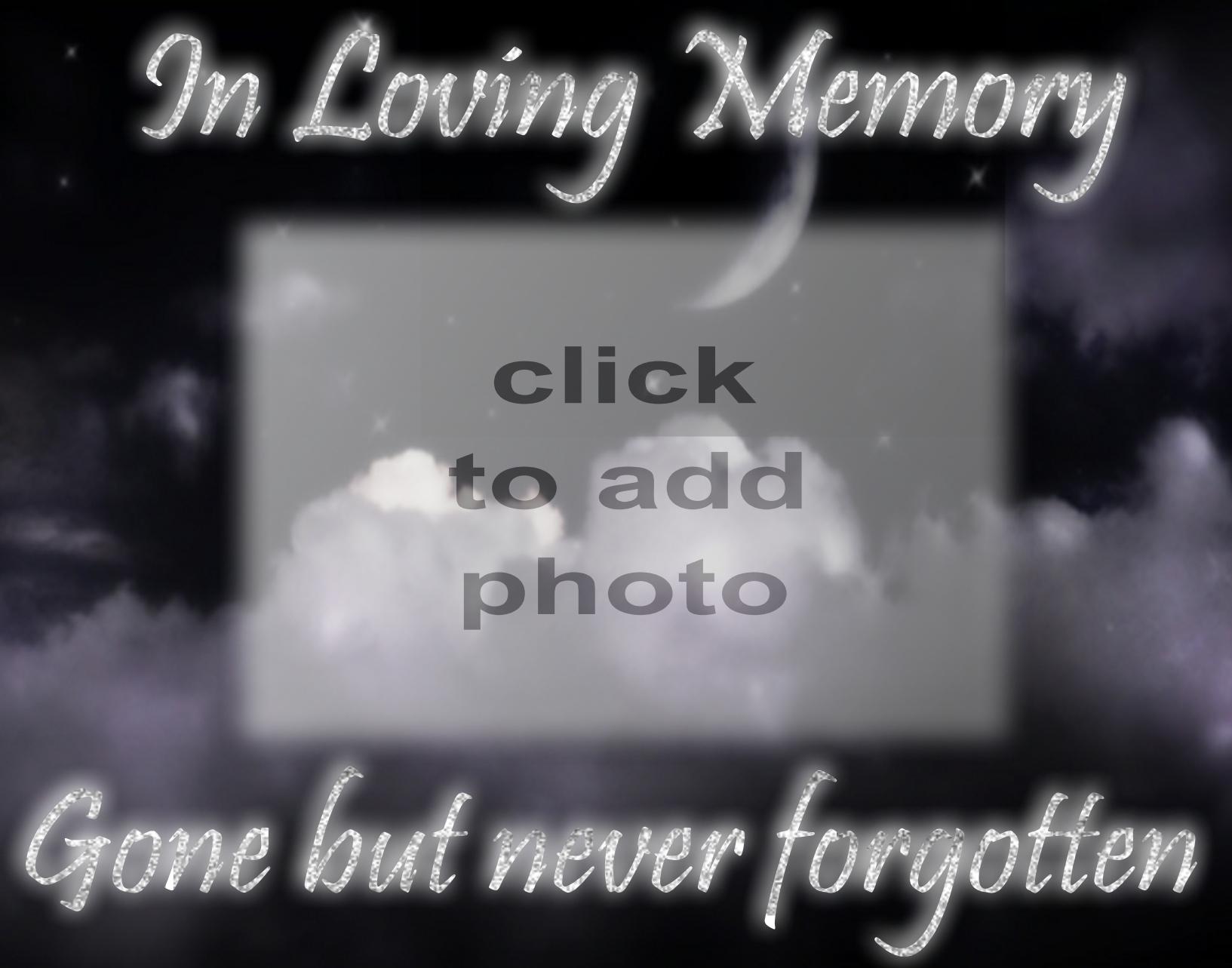 picture frames that say in loving memory