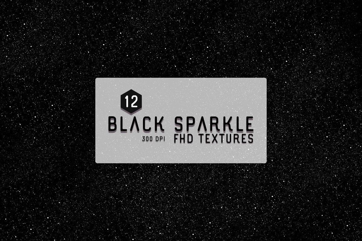 Free Black Sparkles Textures Background