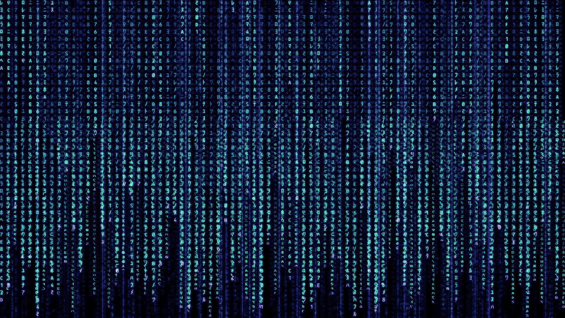 Download the Blue Matrix Code Wallpaper, Blue Matrix Code iPhone