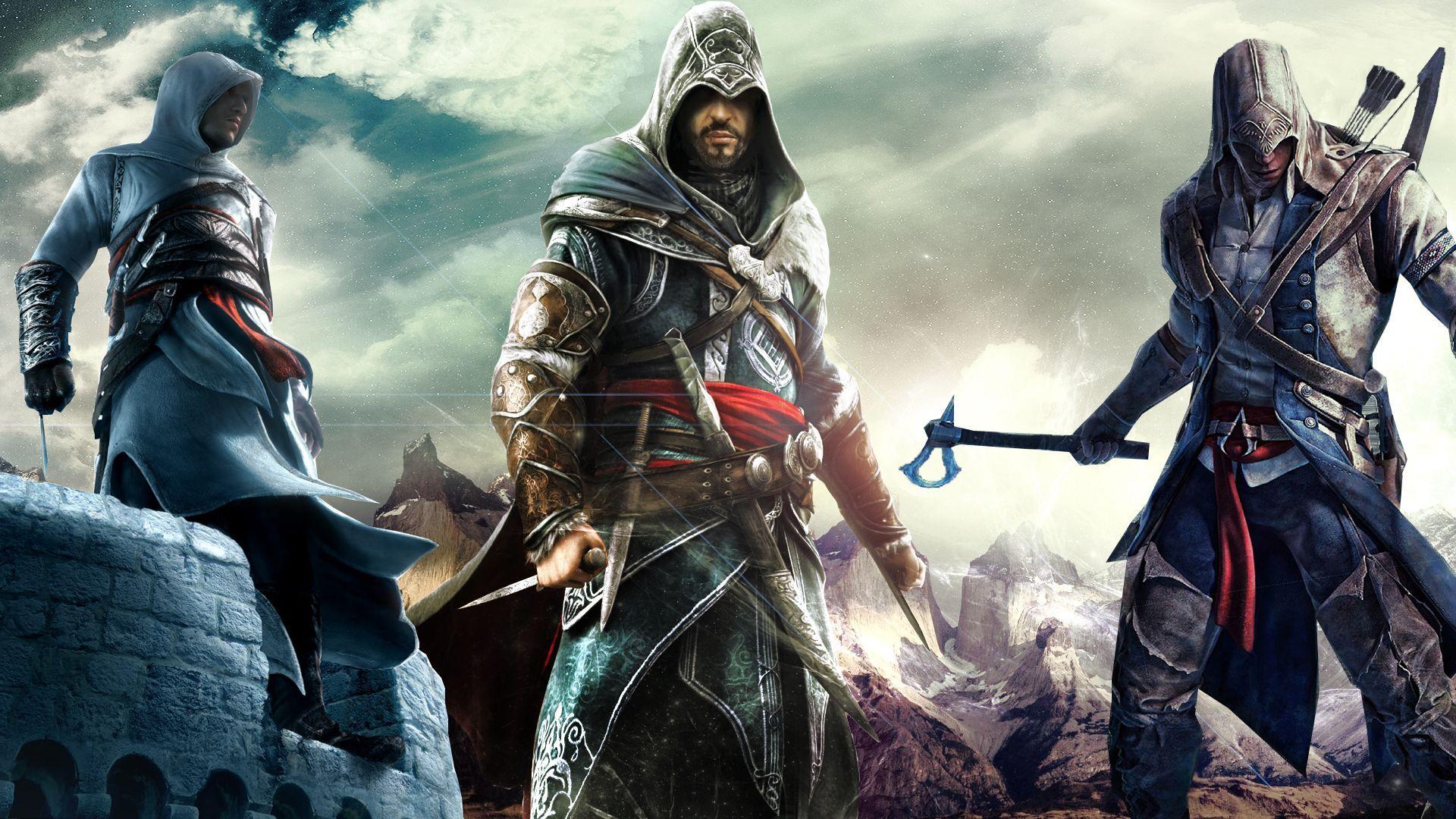 Assassins Creed Altair Ezio Connor Edward wallpaper. Wallpaper 4k