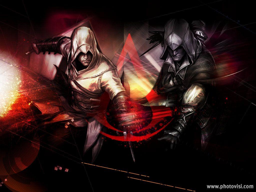 Assassins Creed and Ezio wallpaper