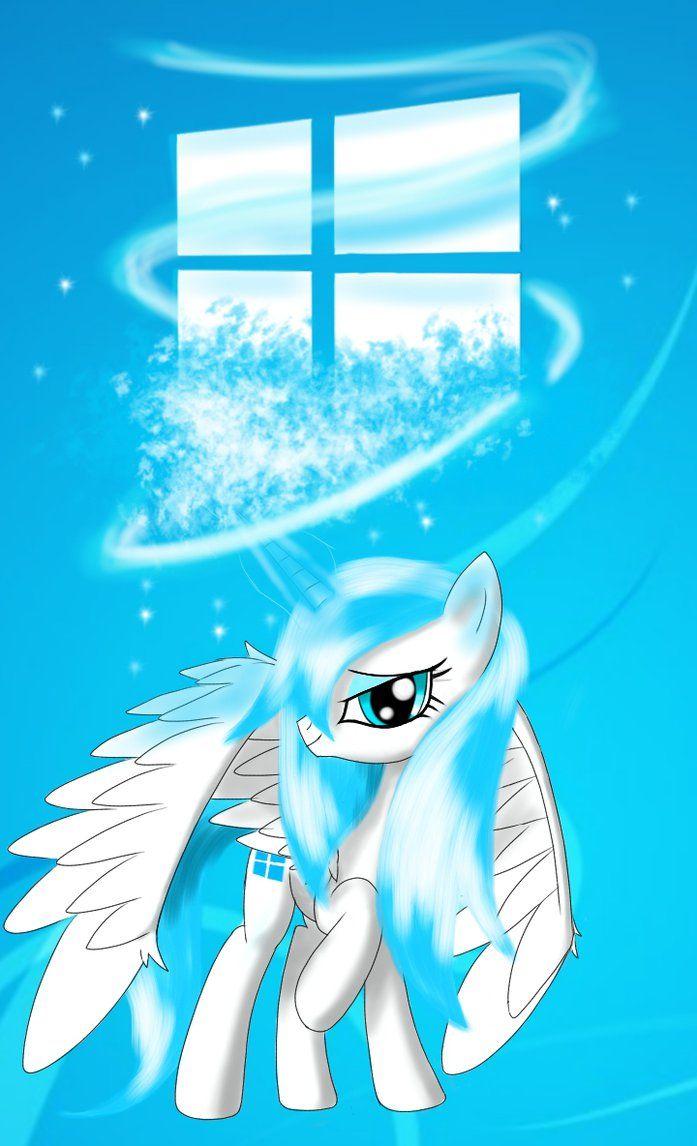 MLP Windows 8 pony / Phone Wallpaper