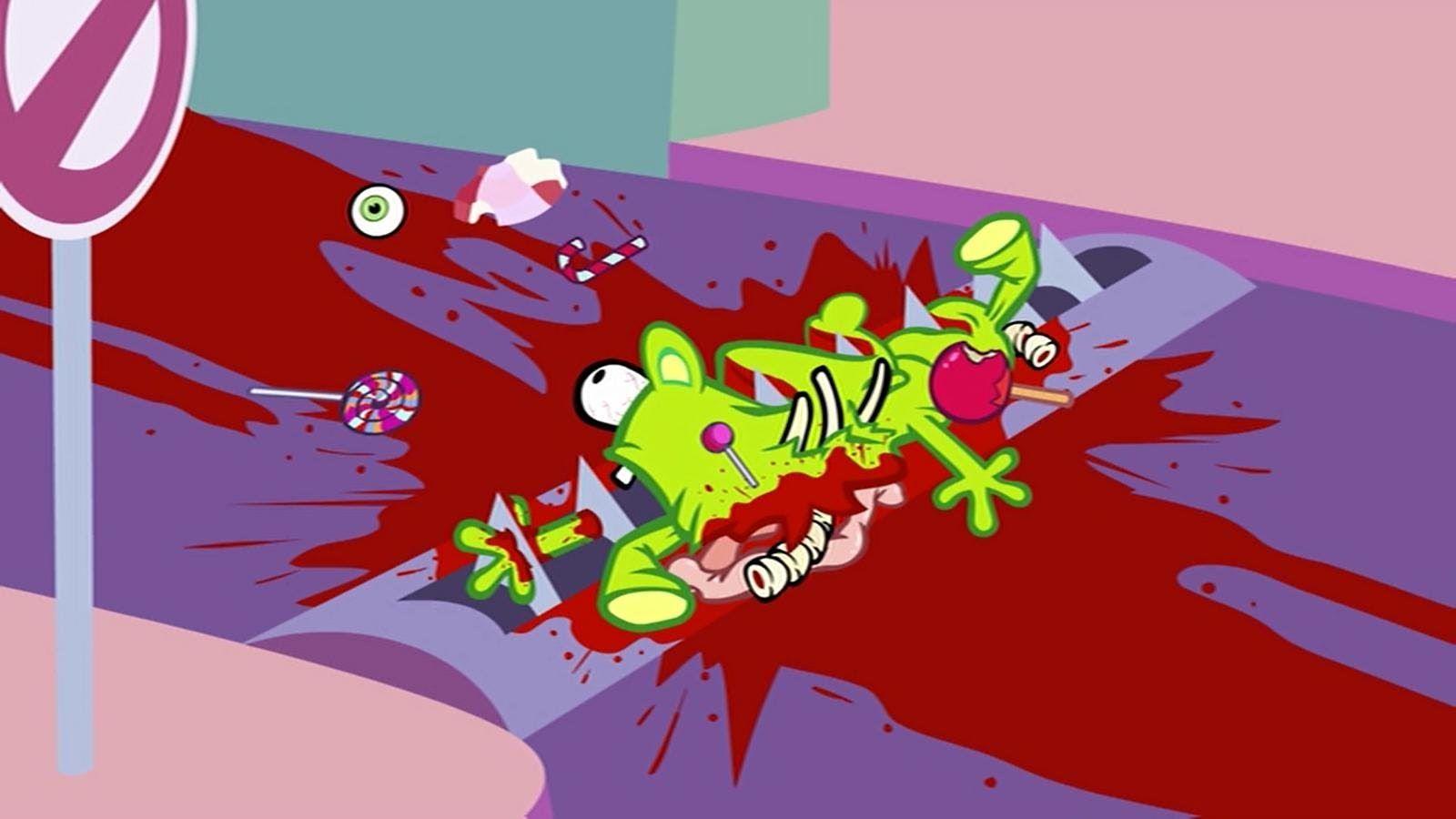 Happy Tree Friends every death and gory moment HD V2