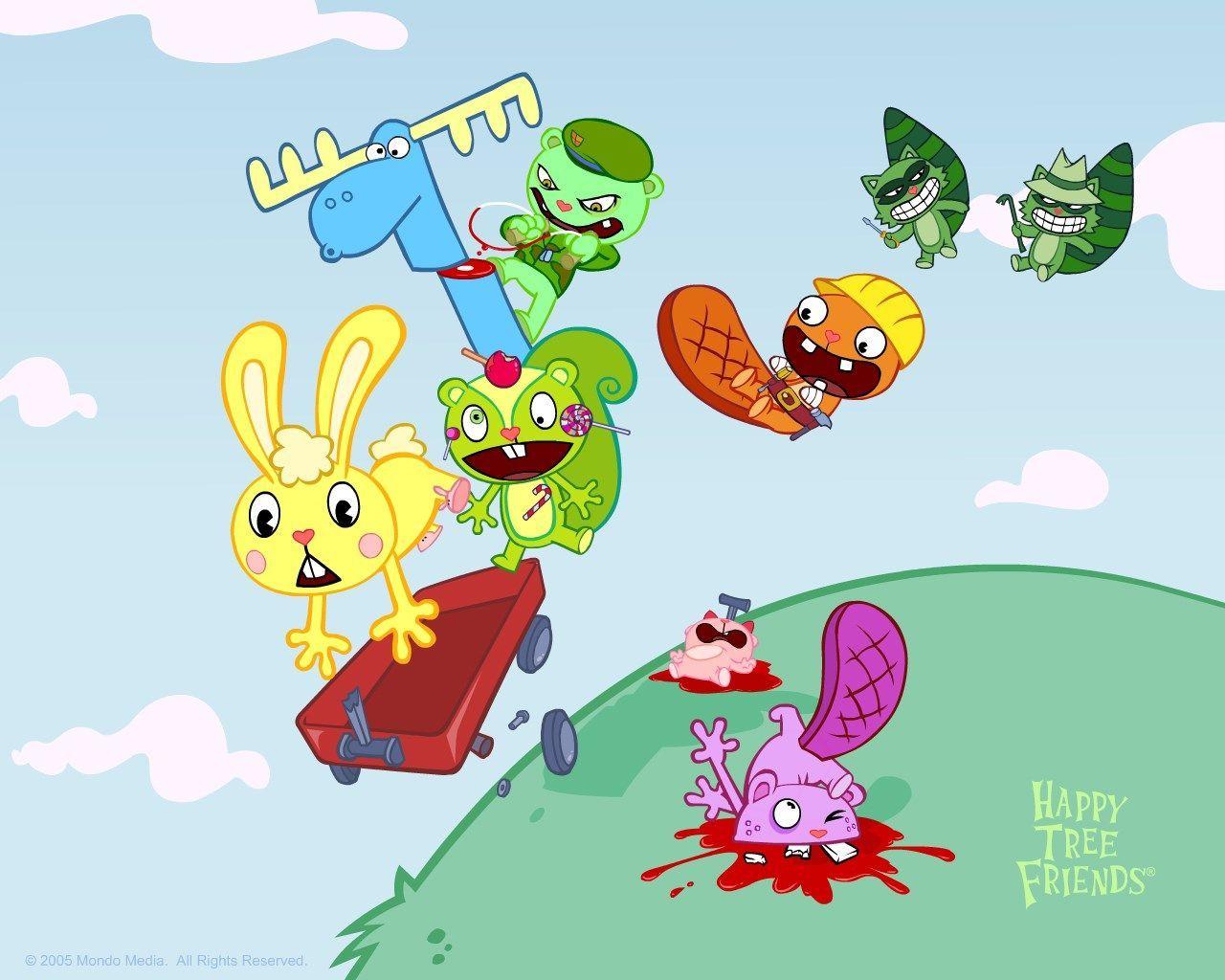 free high resolution wallpaper happy tree friends