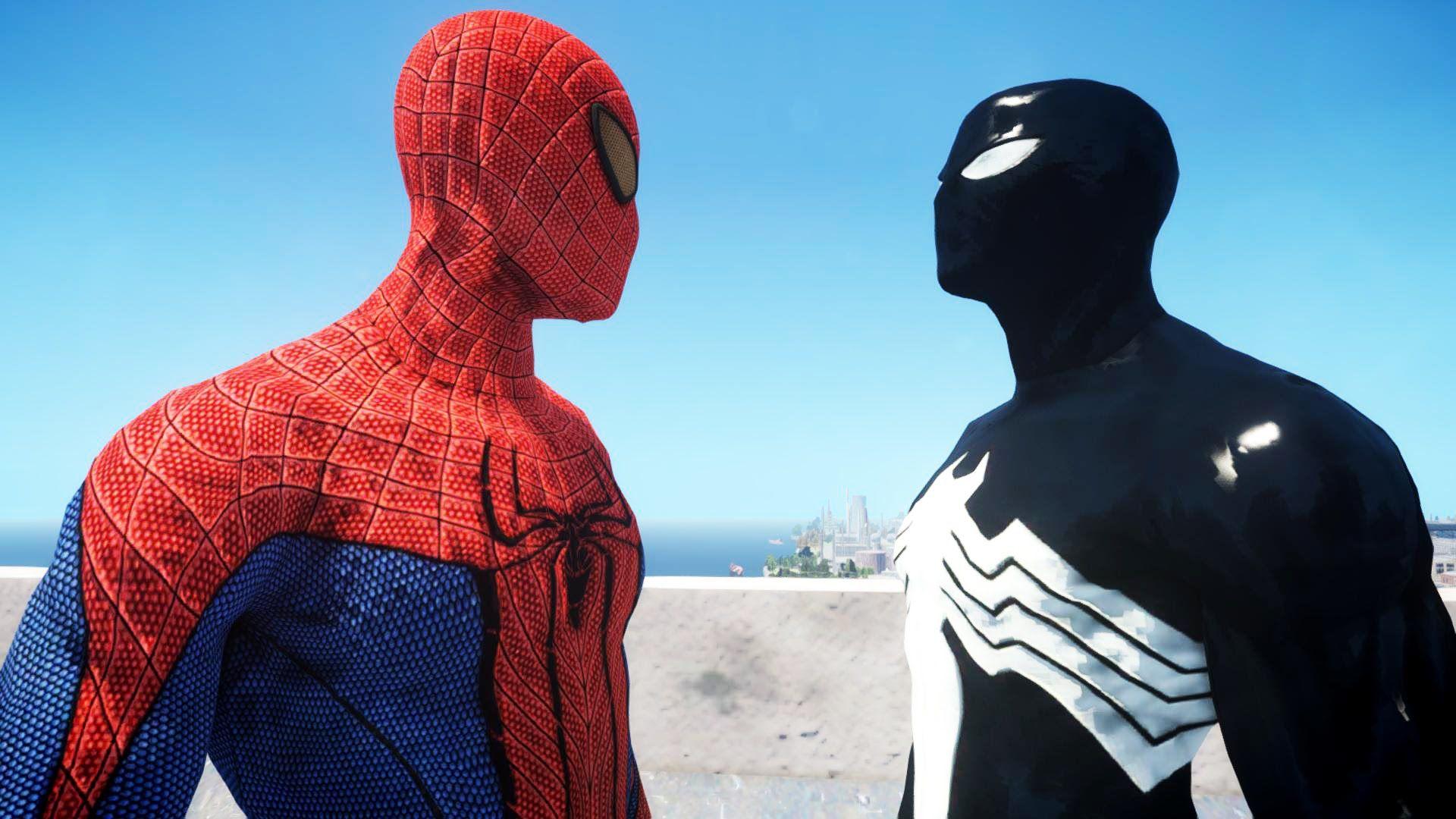 The Amazing Spider Man VS Black Spiderman