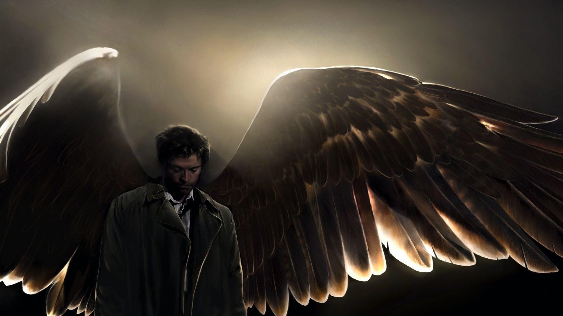 Castiel Supernatural iPhone HD Wallpaper