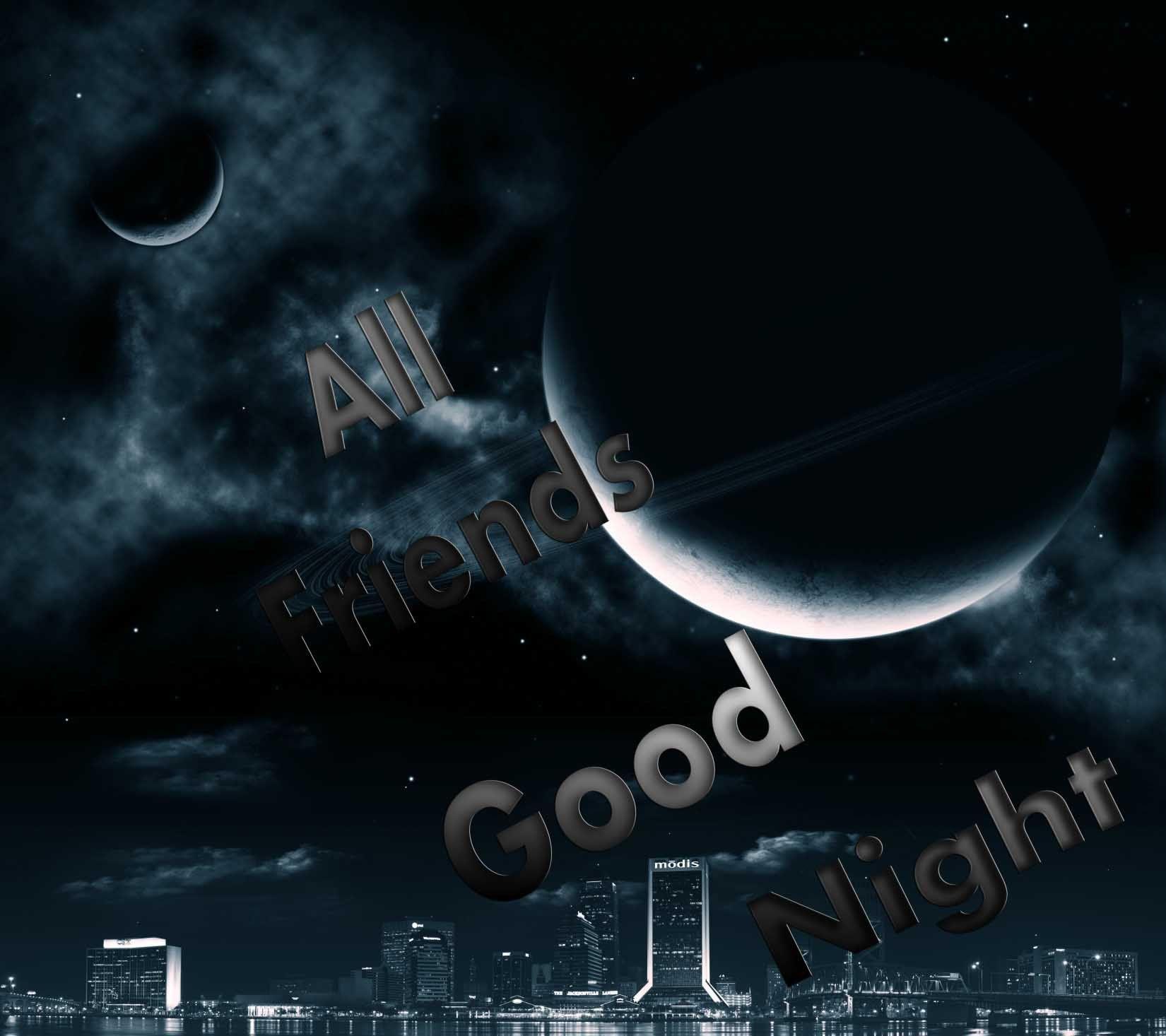 Free HD Good Night Wishe Friend Wallpaper Download
