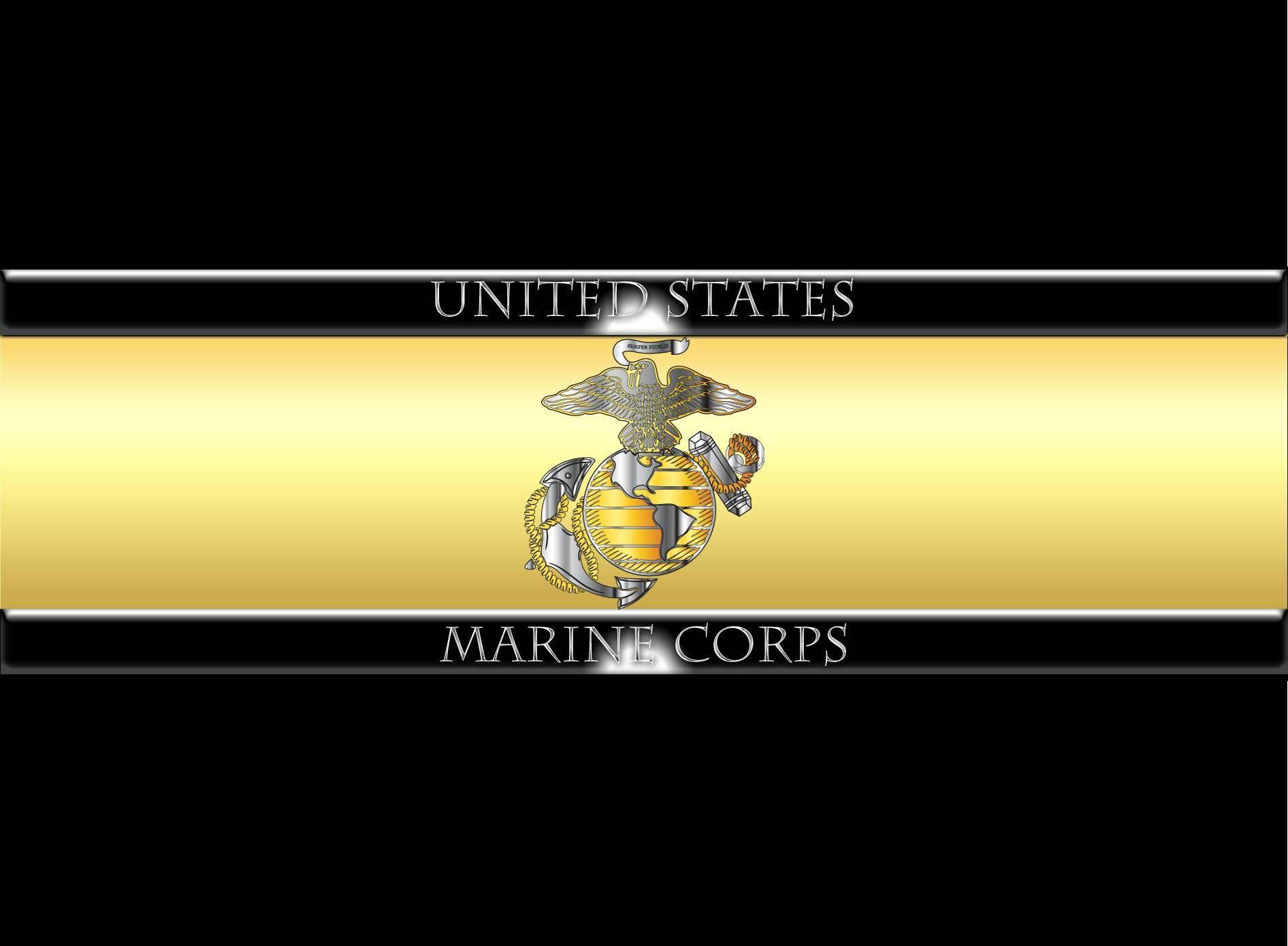 Usmc Logo Gold Taken From Us Marine Corps (id: 178598)